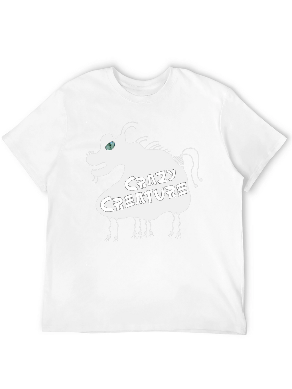 Crazy Creature Graphic T-Shirt - Unique Design