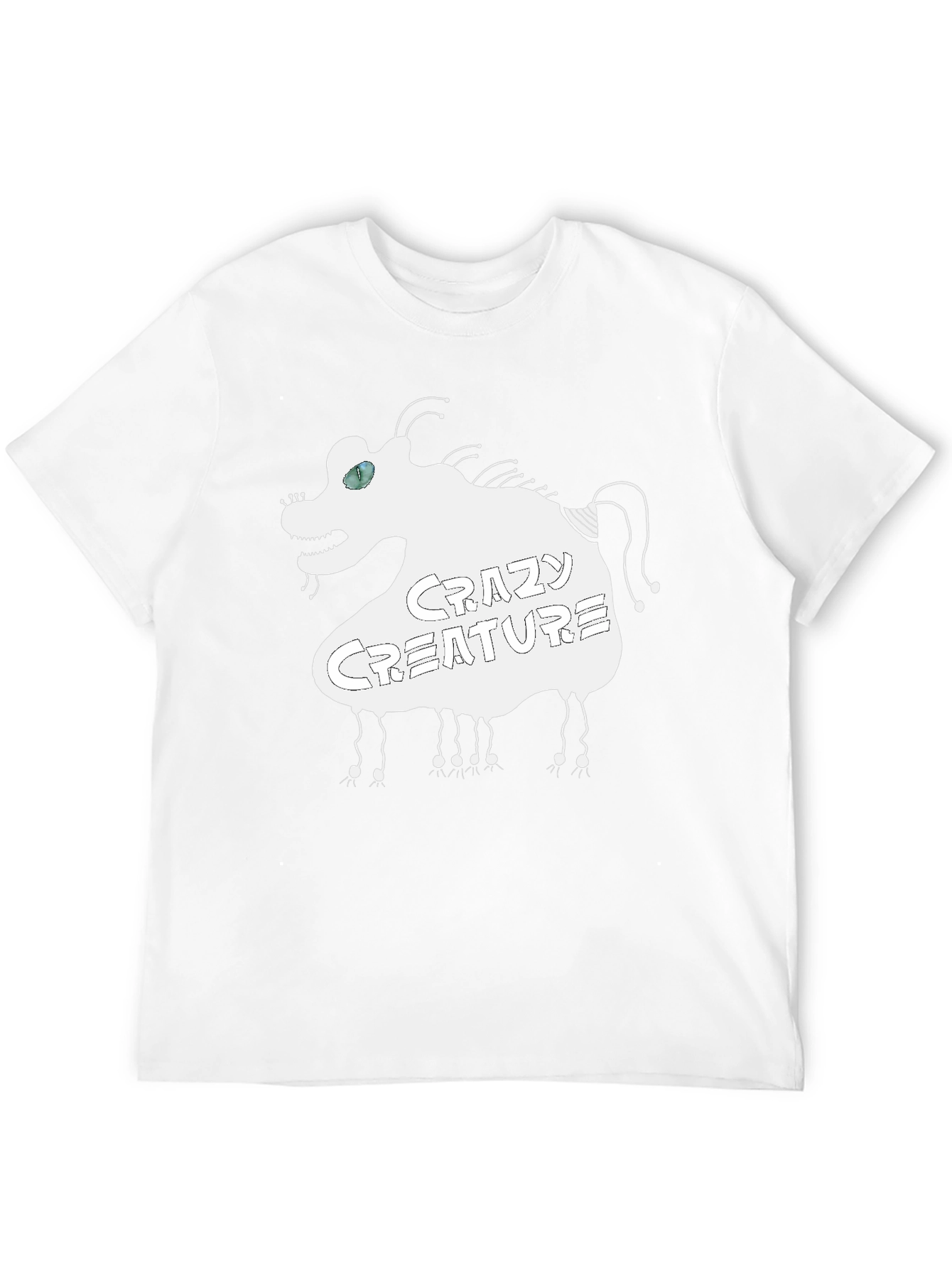 Crazy Creature Graphic T-Shirt - Unique Design