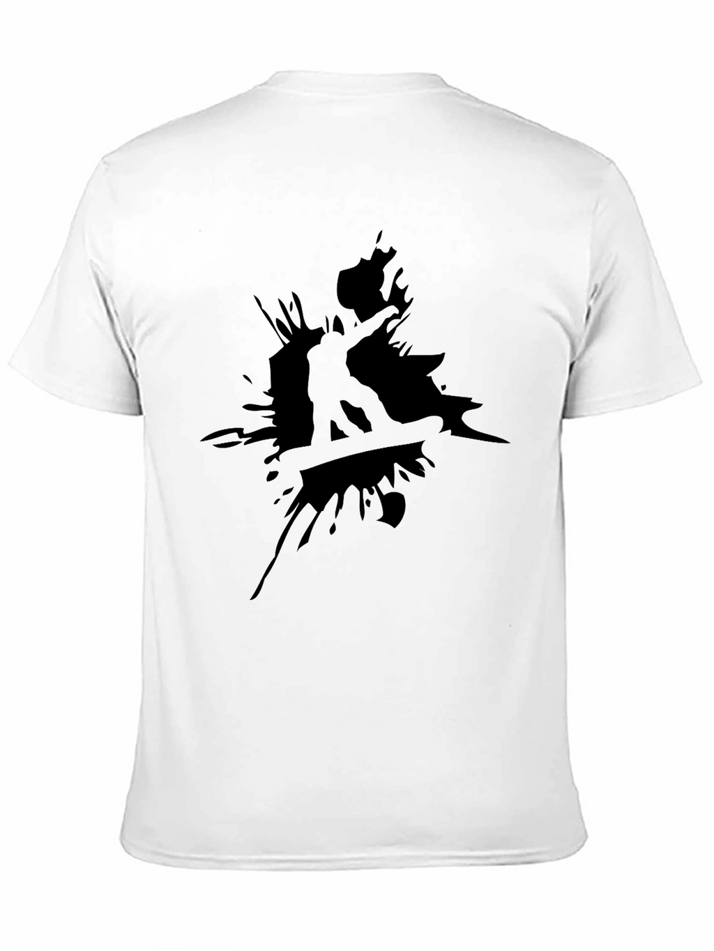 Black Snowboarder Graphic Tee - Cool Casual Style