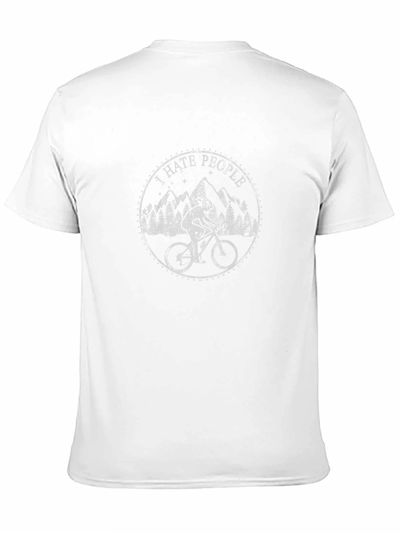 I Hate People Mountain Biking T-Shirt