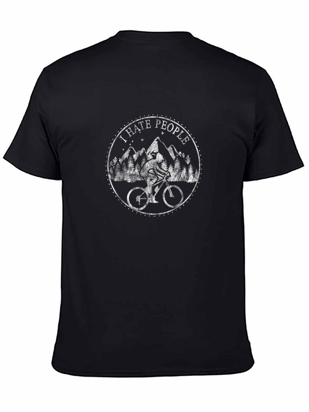 I Hate People Mountain Biking T-Shirt