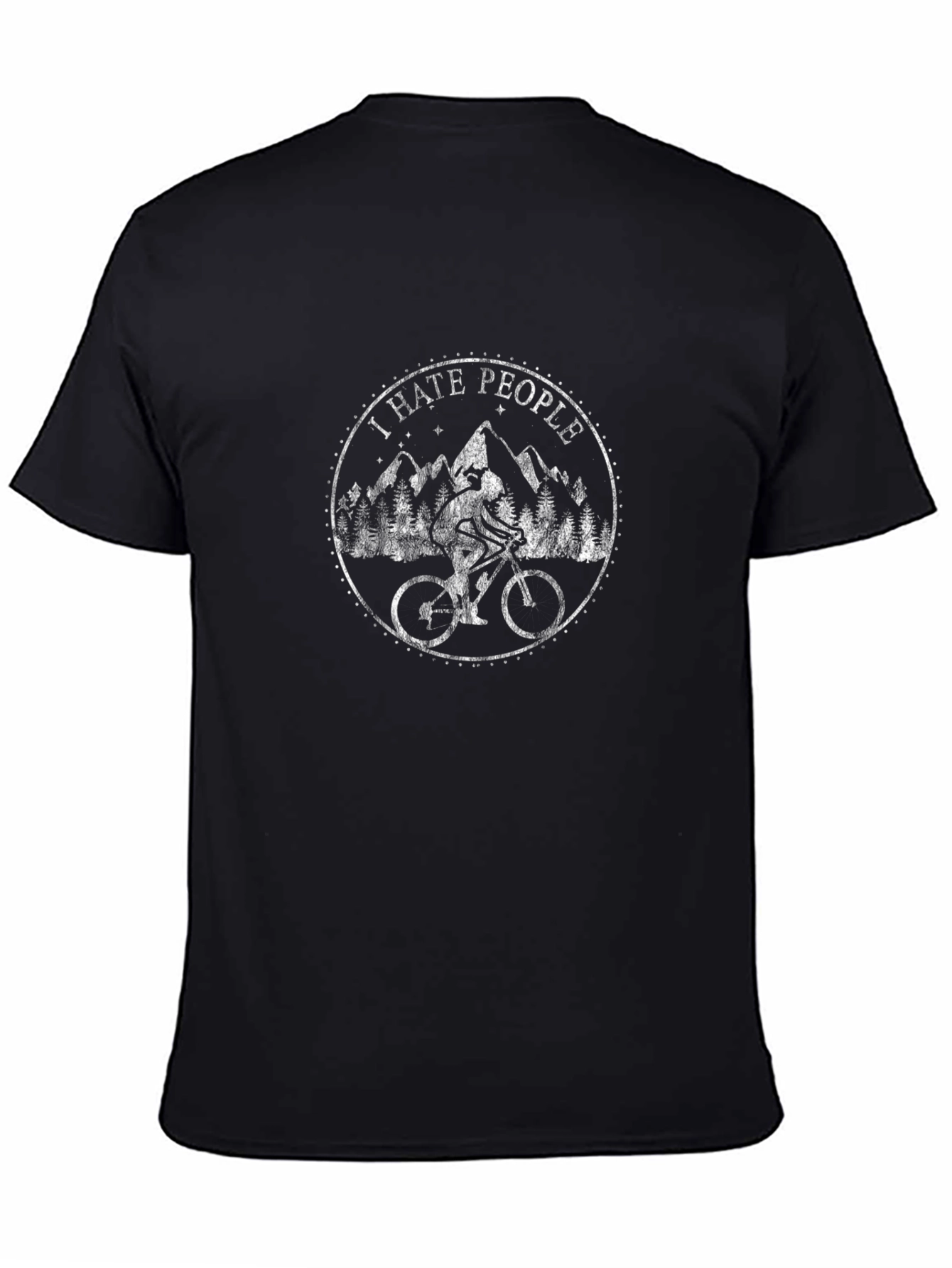 I Hate People Mountain Biking T-Shirt