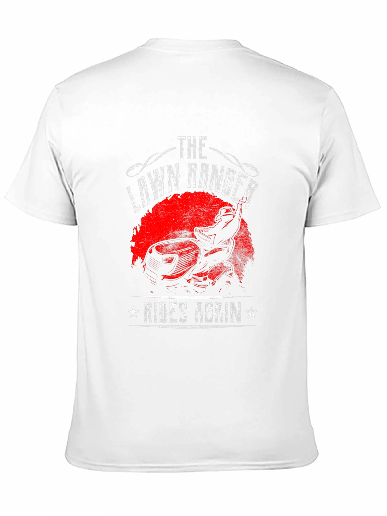 The Lawn Ranger Rides Again Black Graphic Tee