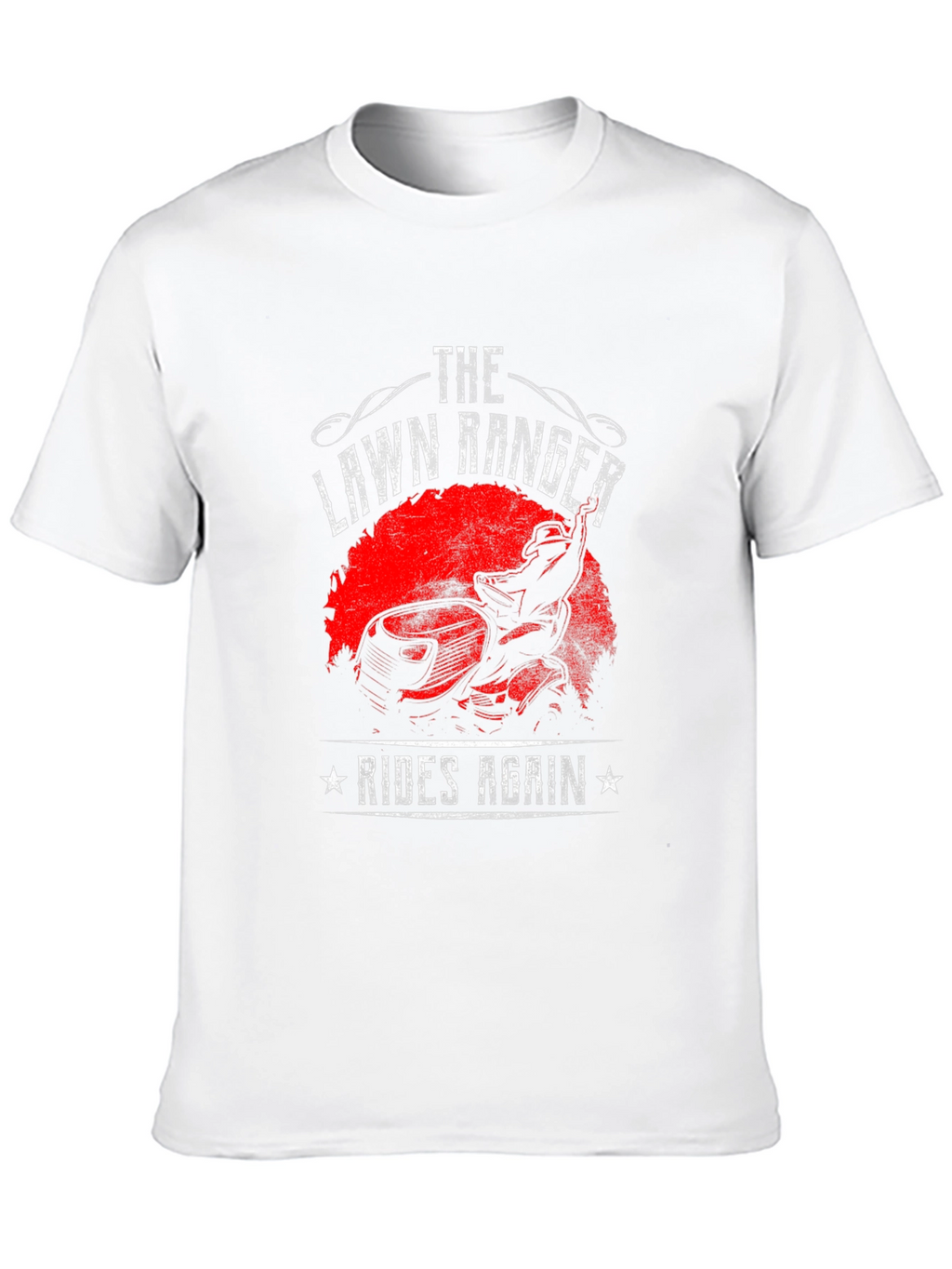 The Lawn Ranger Rides Again Black Graphic Tee