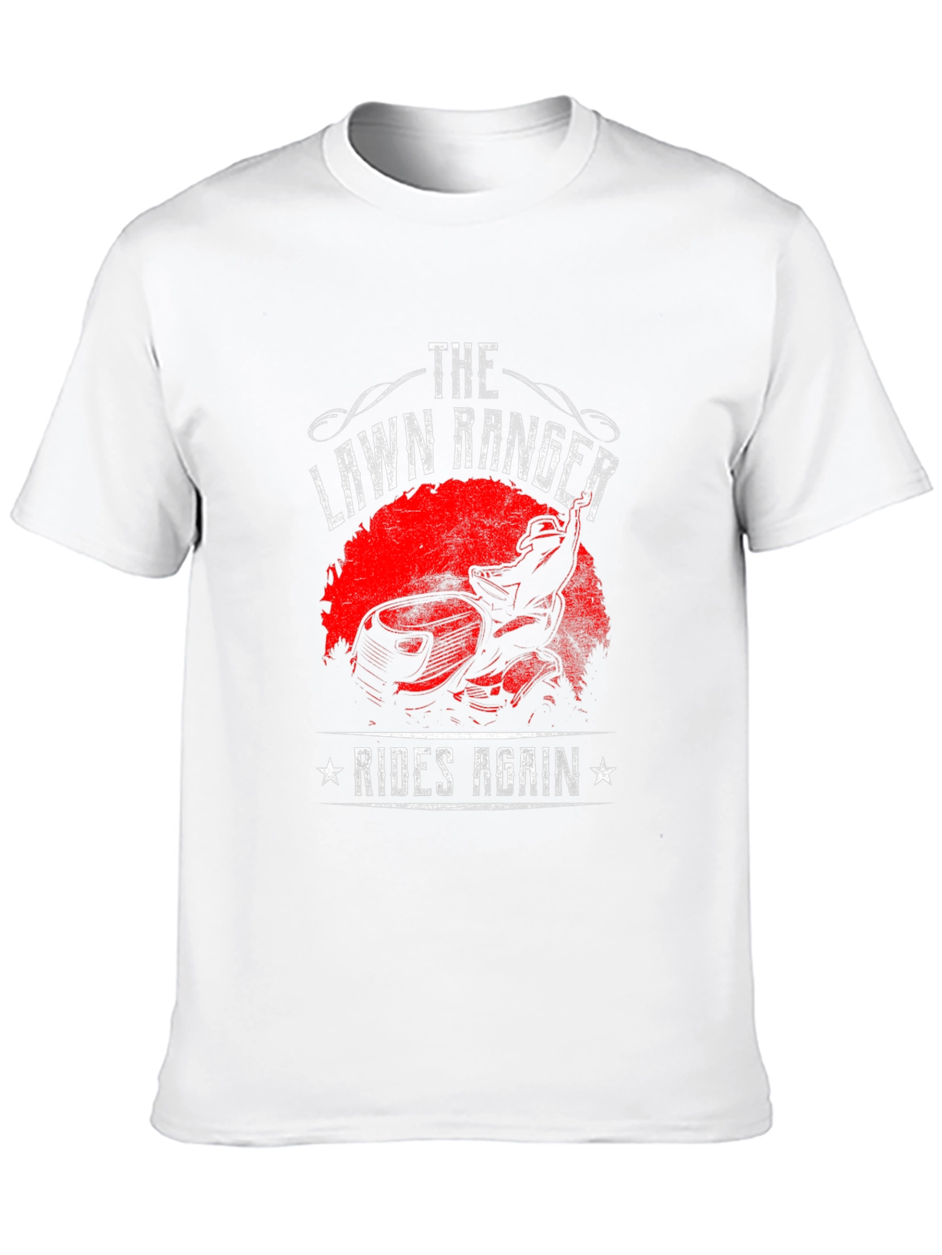 The Lawn Ranger Rides Again Black Graphic Tee