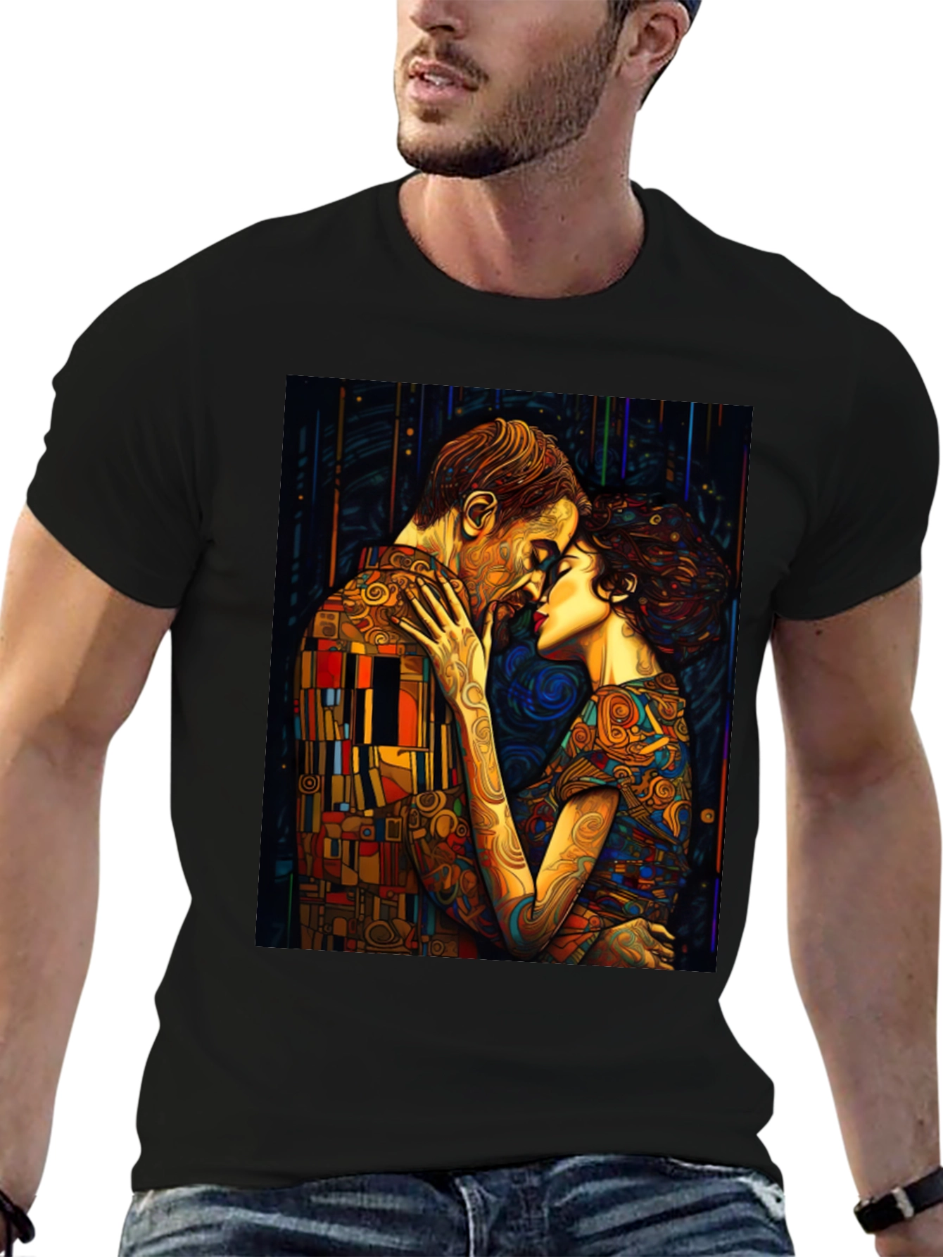 The Kiss T-Shirt - Gustav Klimt Art Tee