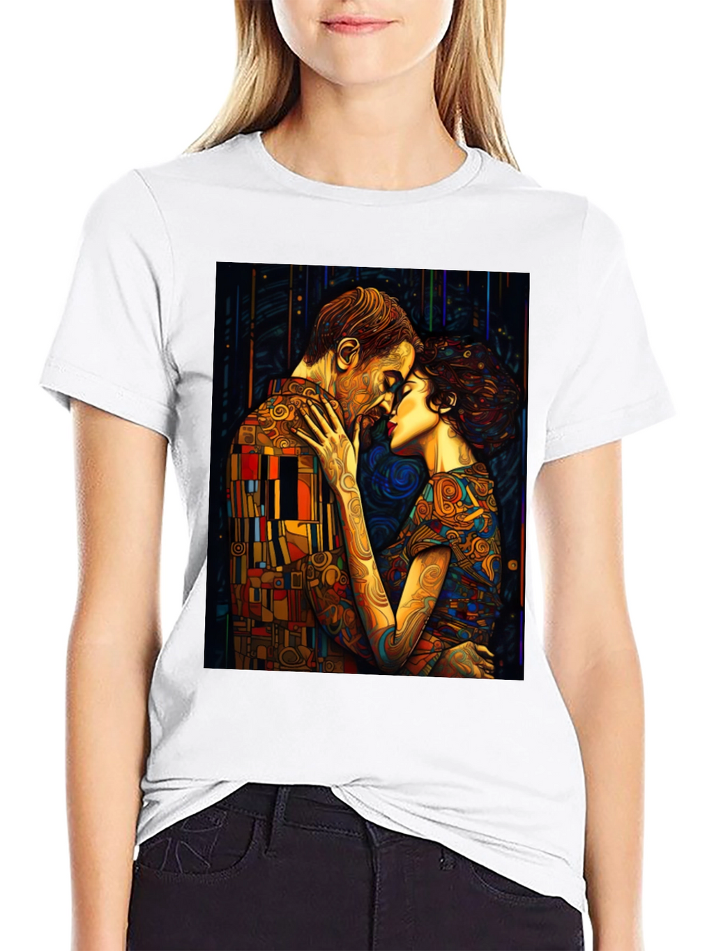 The Kiss T-Shirt - Gustav Klimt Art Tee