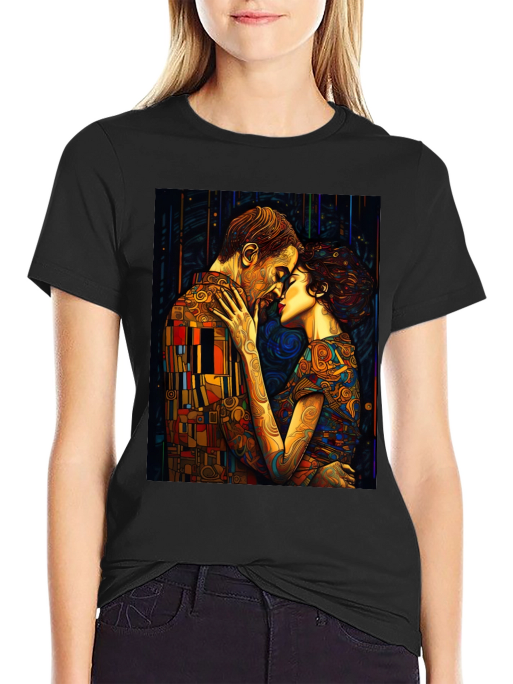 The Kiss T-Shirt - Gustav Klimt Art Tee