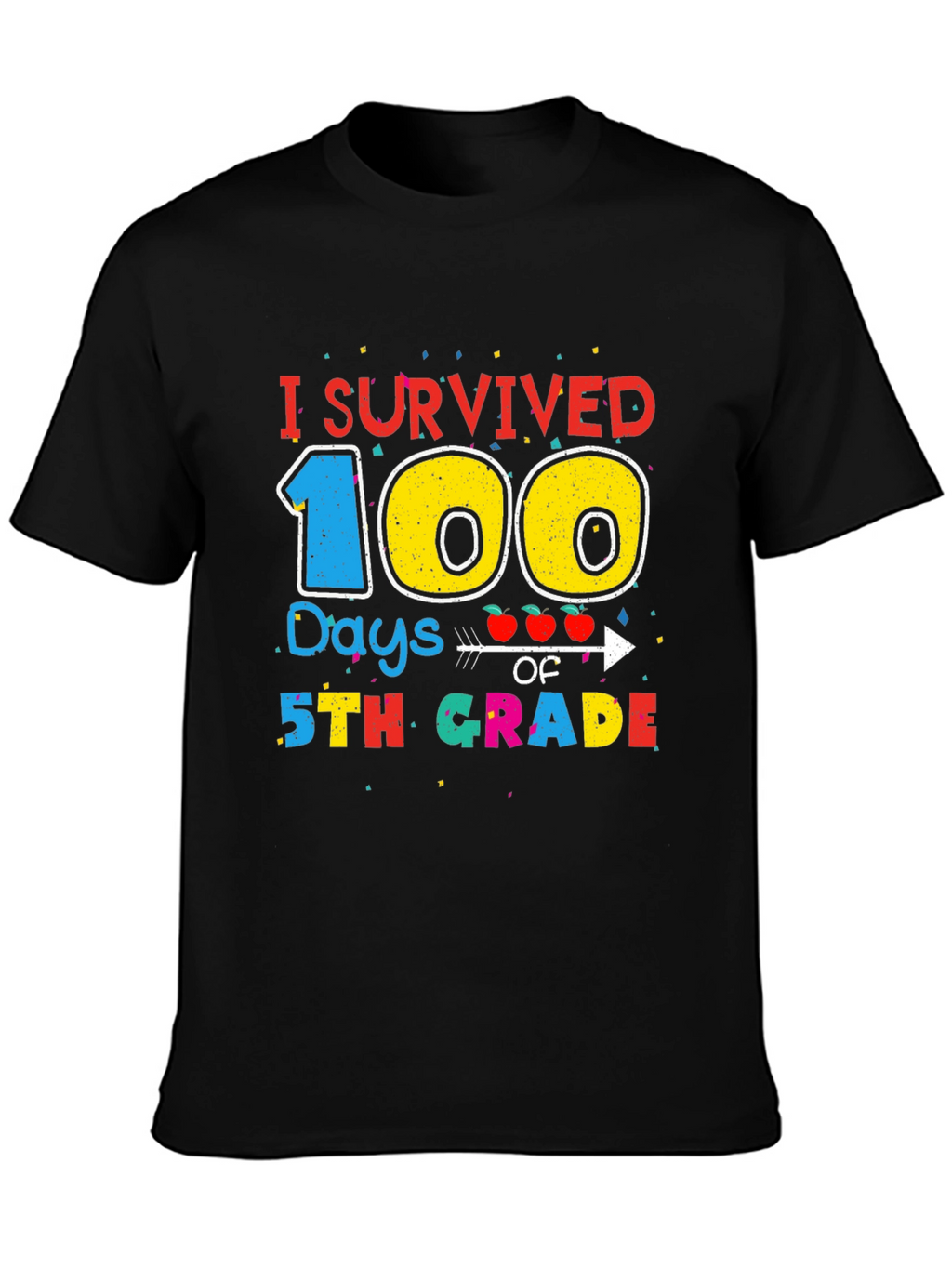 I Survived 100 Days of 5th Grade T-Shirt