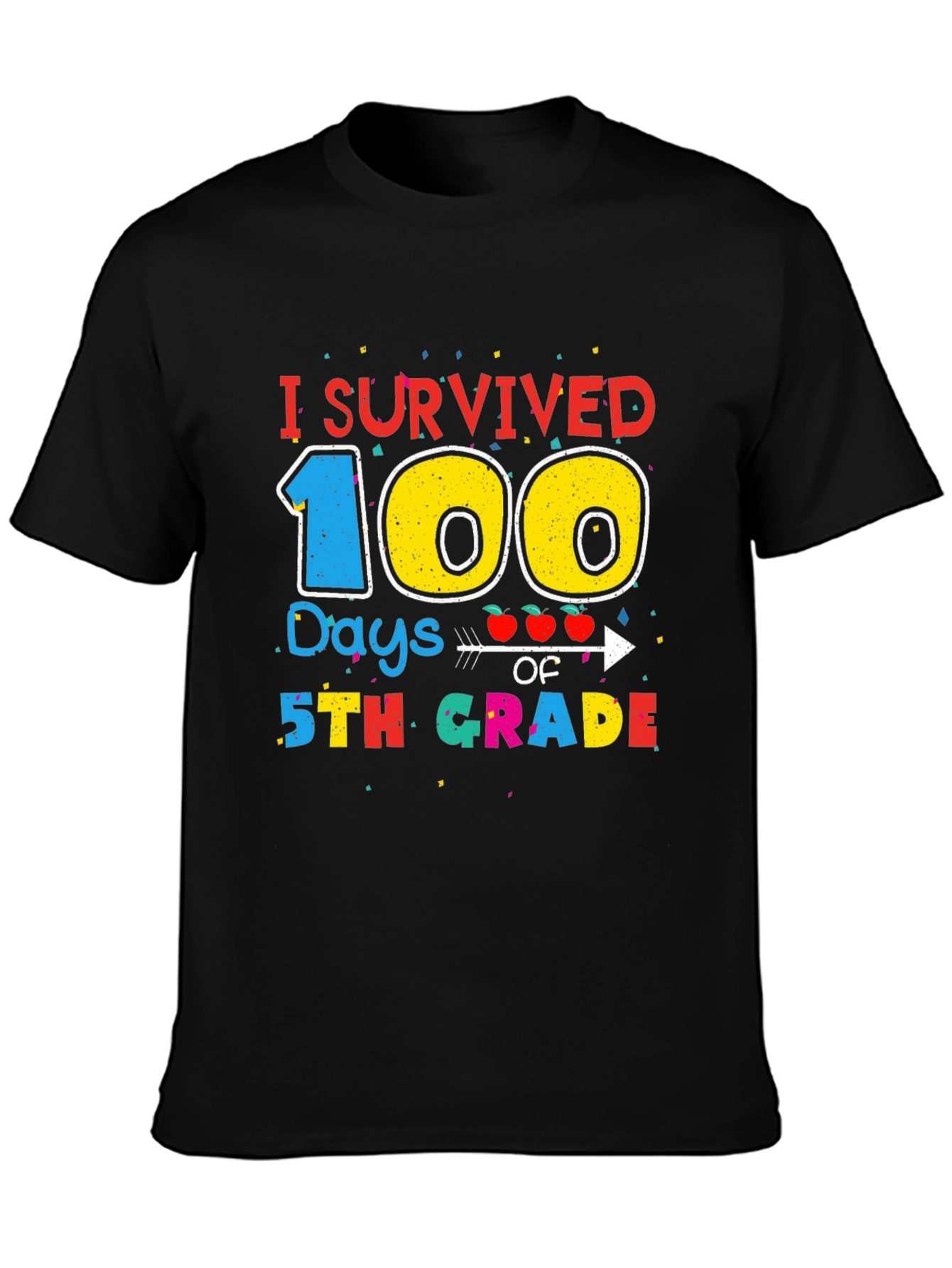 I Survived 100 Days of 5th Grade T-Shirt