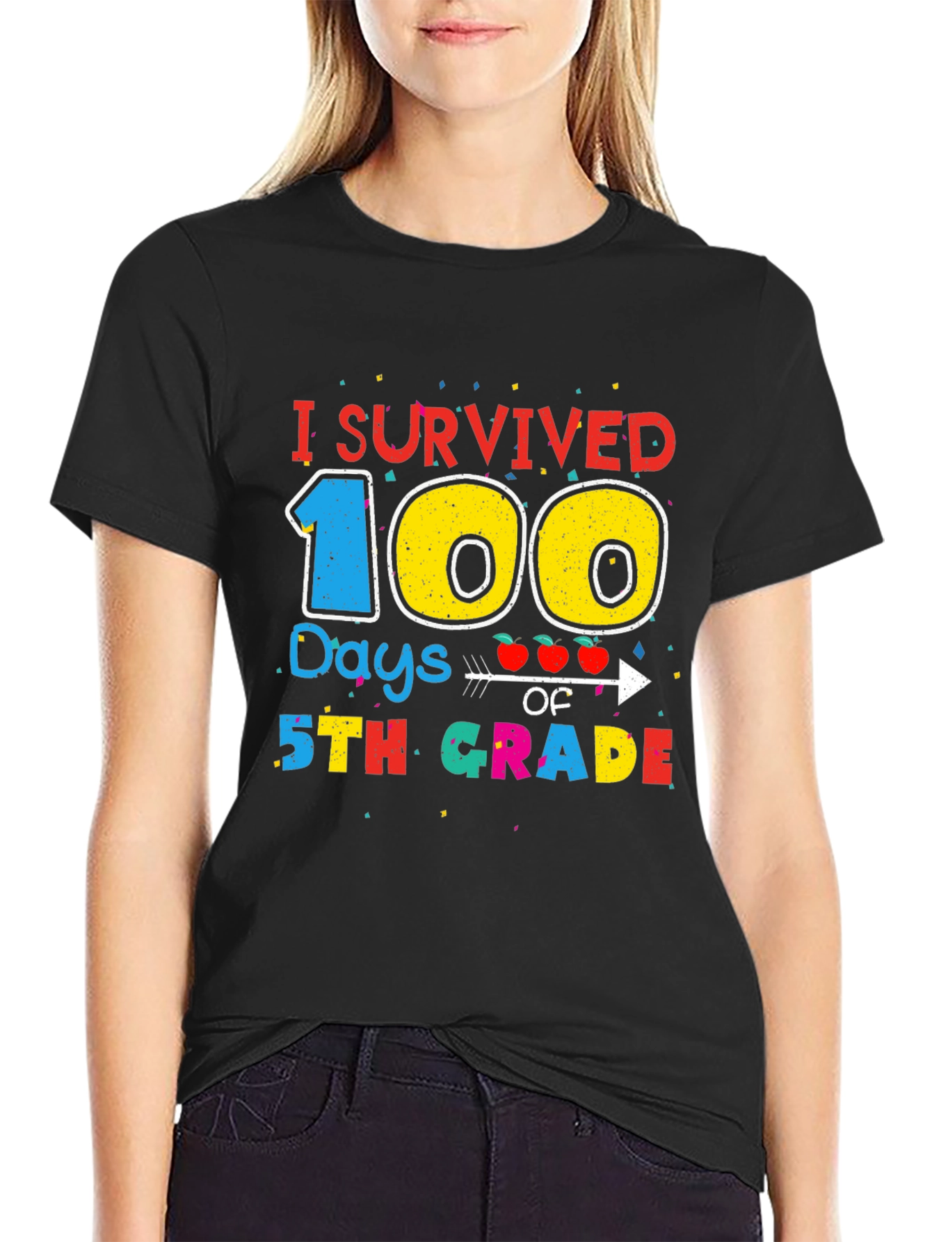 I Survived 100 Days of 5th Grade T-Shirt