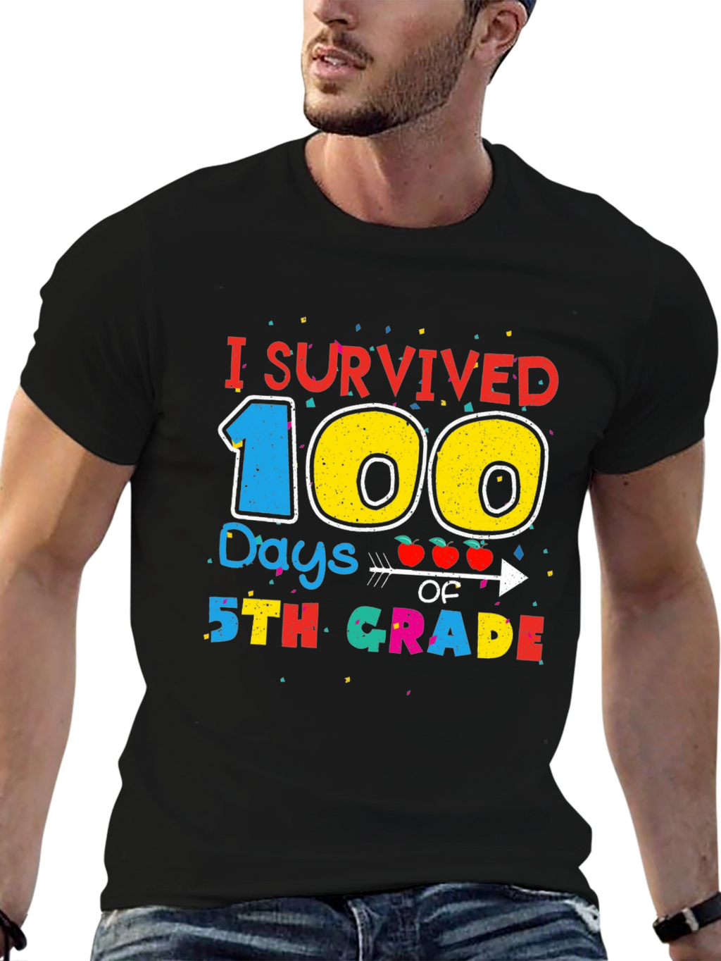 I Survived 100 Days of 5th Grade T-Shirt