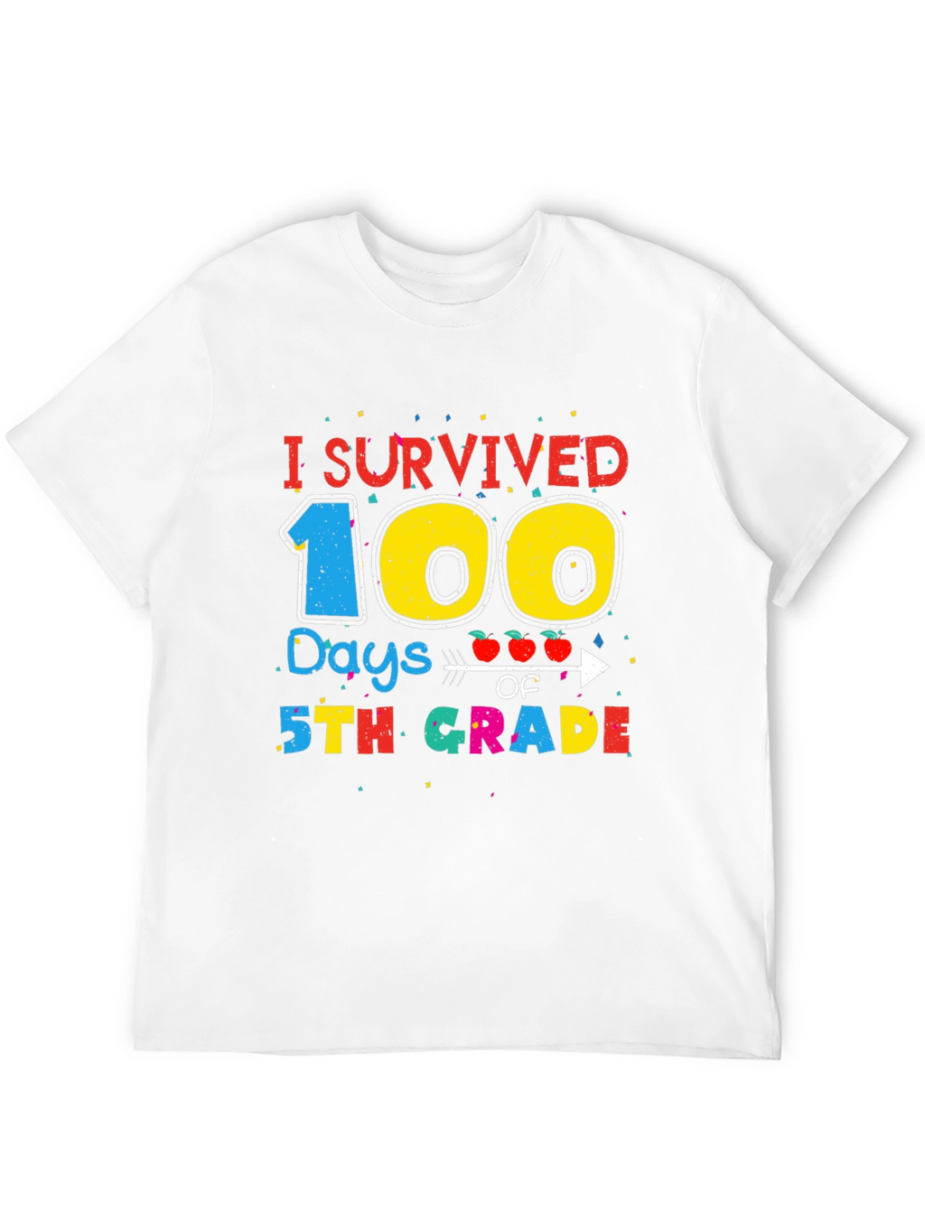 I Survived 100 Days of 5th Grade T-Shirt
