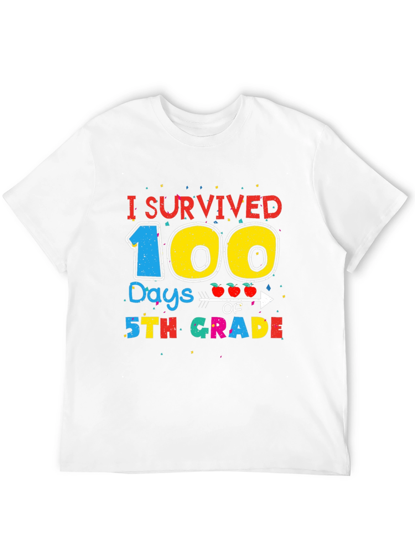 I Survived 100 Days of 5th Grade T-Shirt