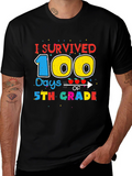 I Survived 100 Days of 5th Grade T-Shirt