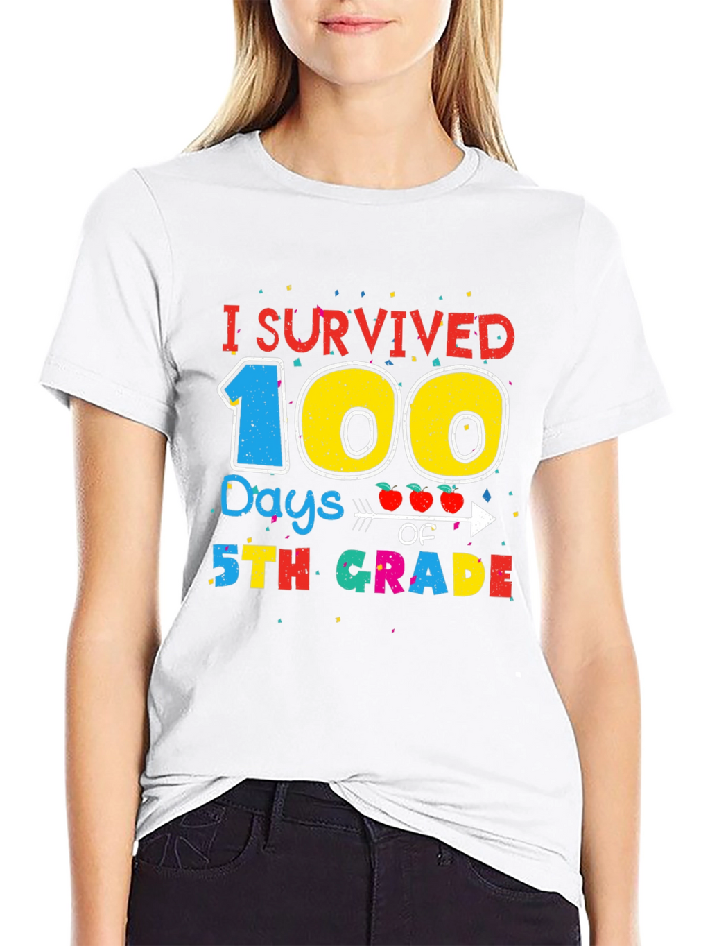 I Survived 100 Days of 5th Grade T-Shirt