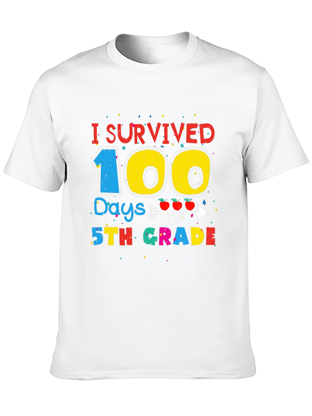 I Survived 100 Days of 5th Grade T-Shirt