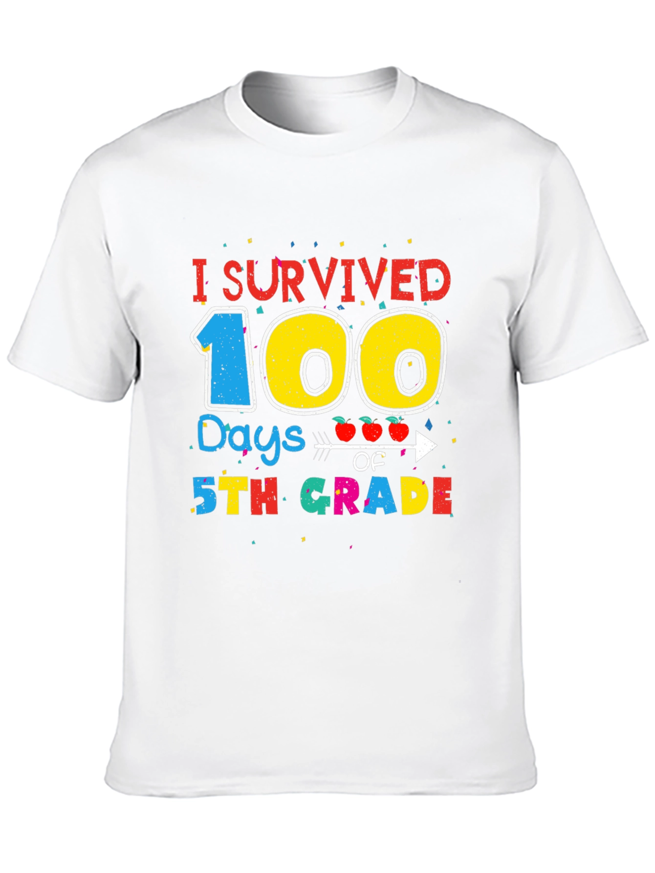 I Survived 100 Days of 5th Grade T-Shirt