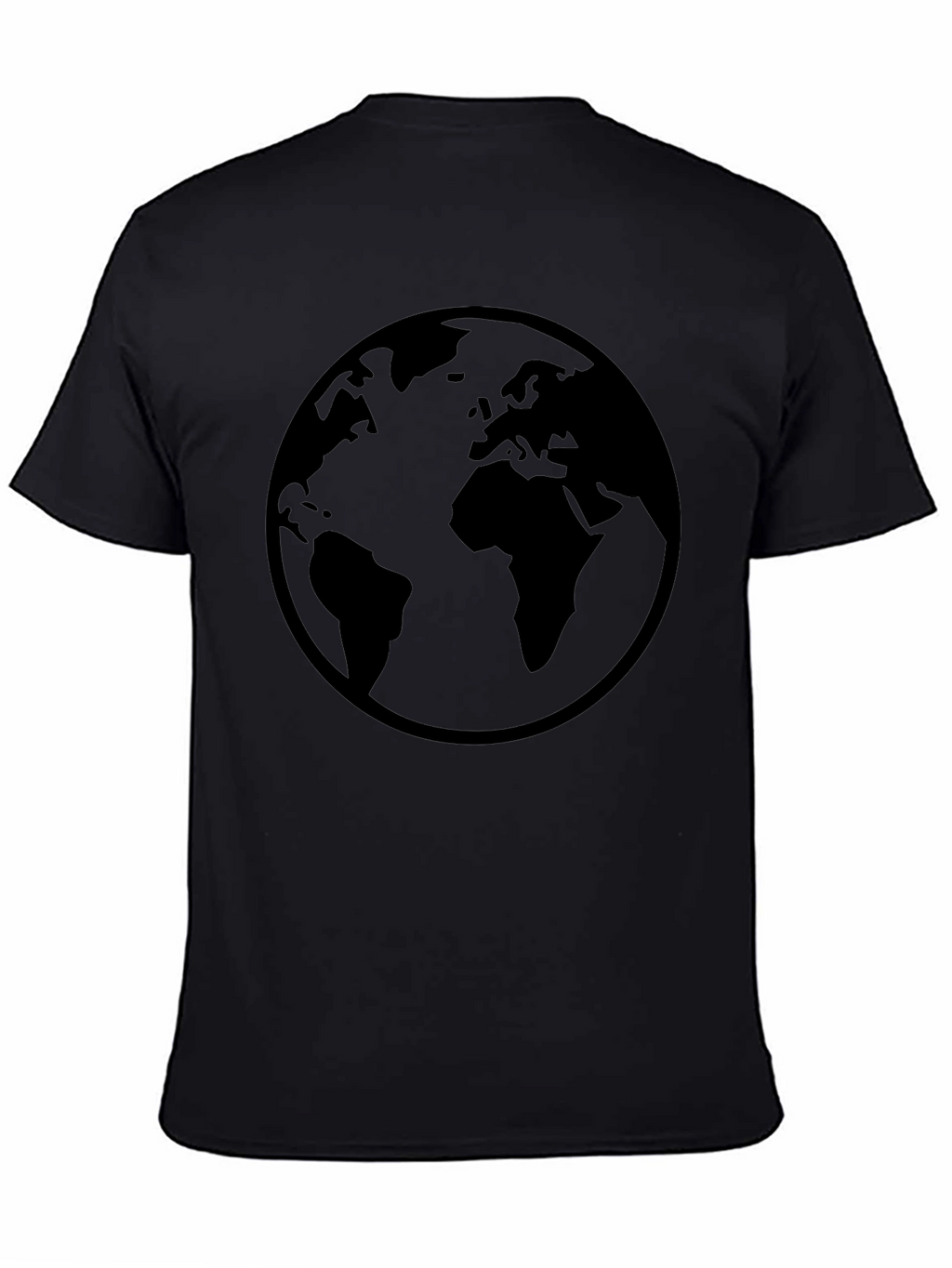 Globe Graphic Mens Black T-Shirt