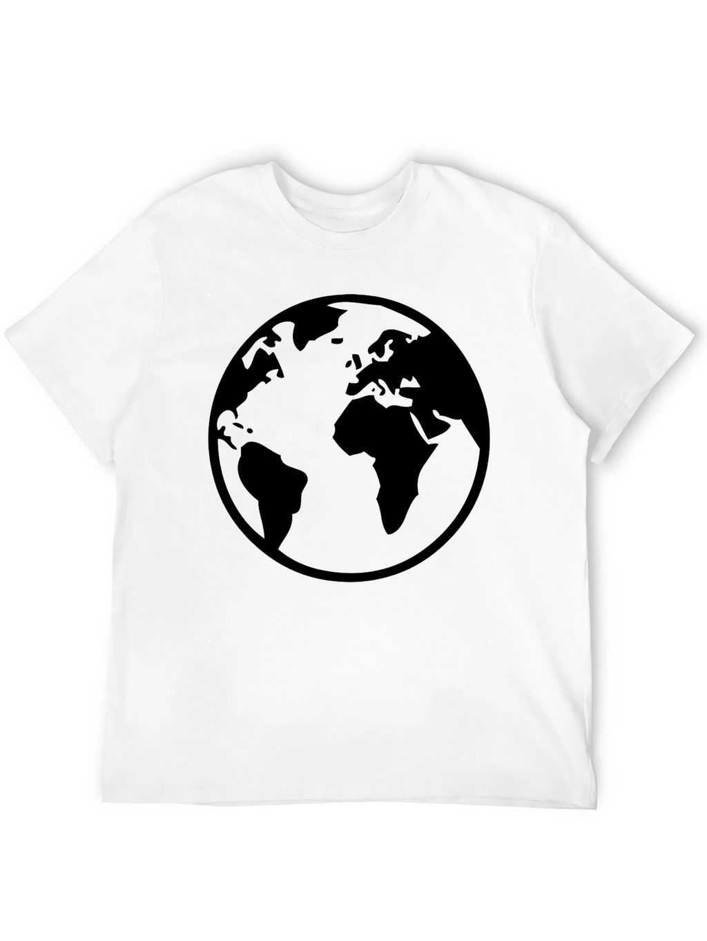 Globe Graphic Mens Black T-Shirt
