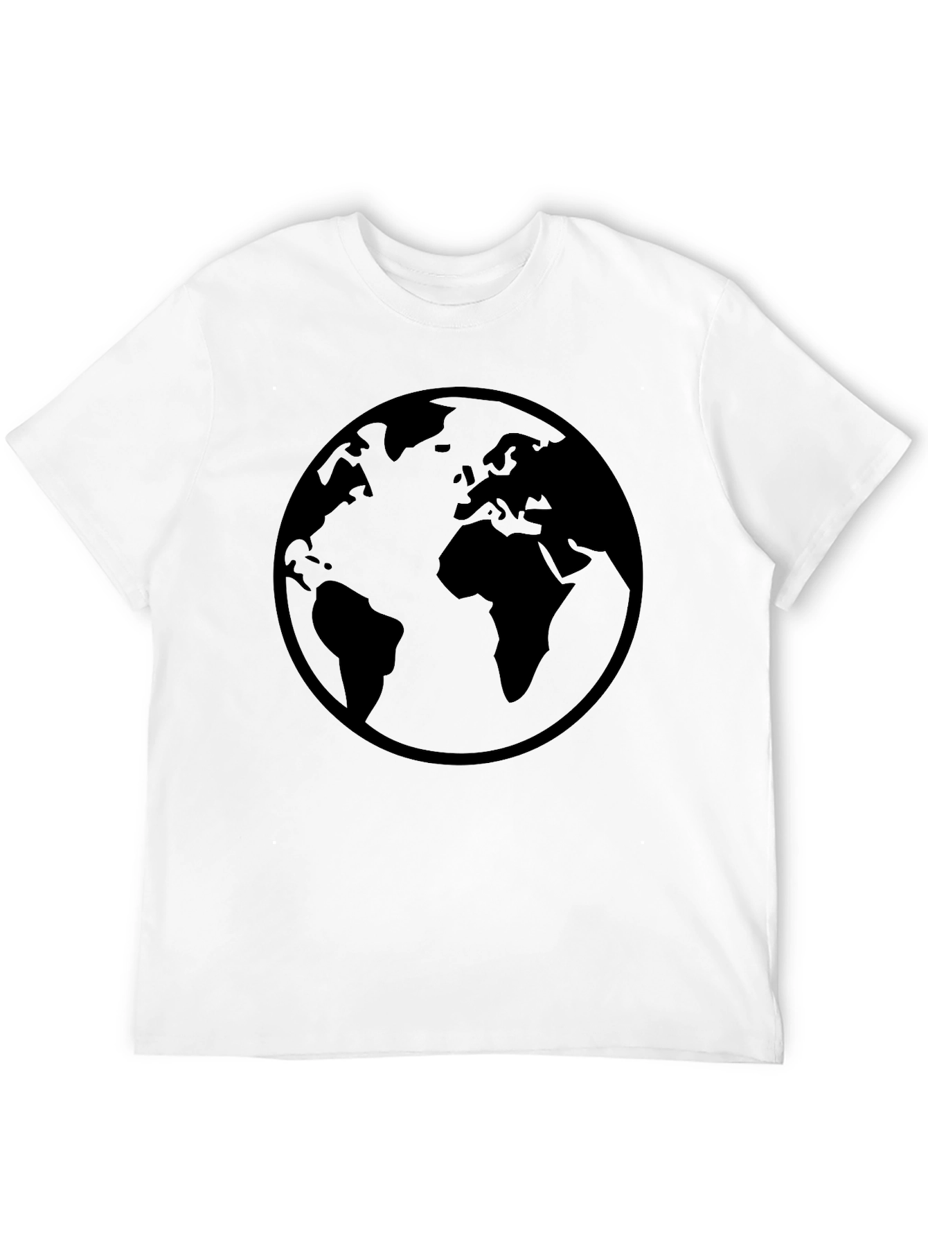Globe Graphic Mens Black T-Shirt