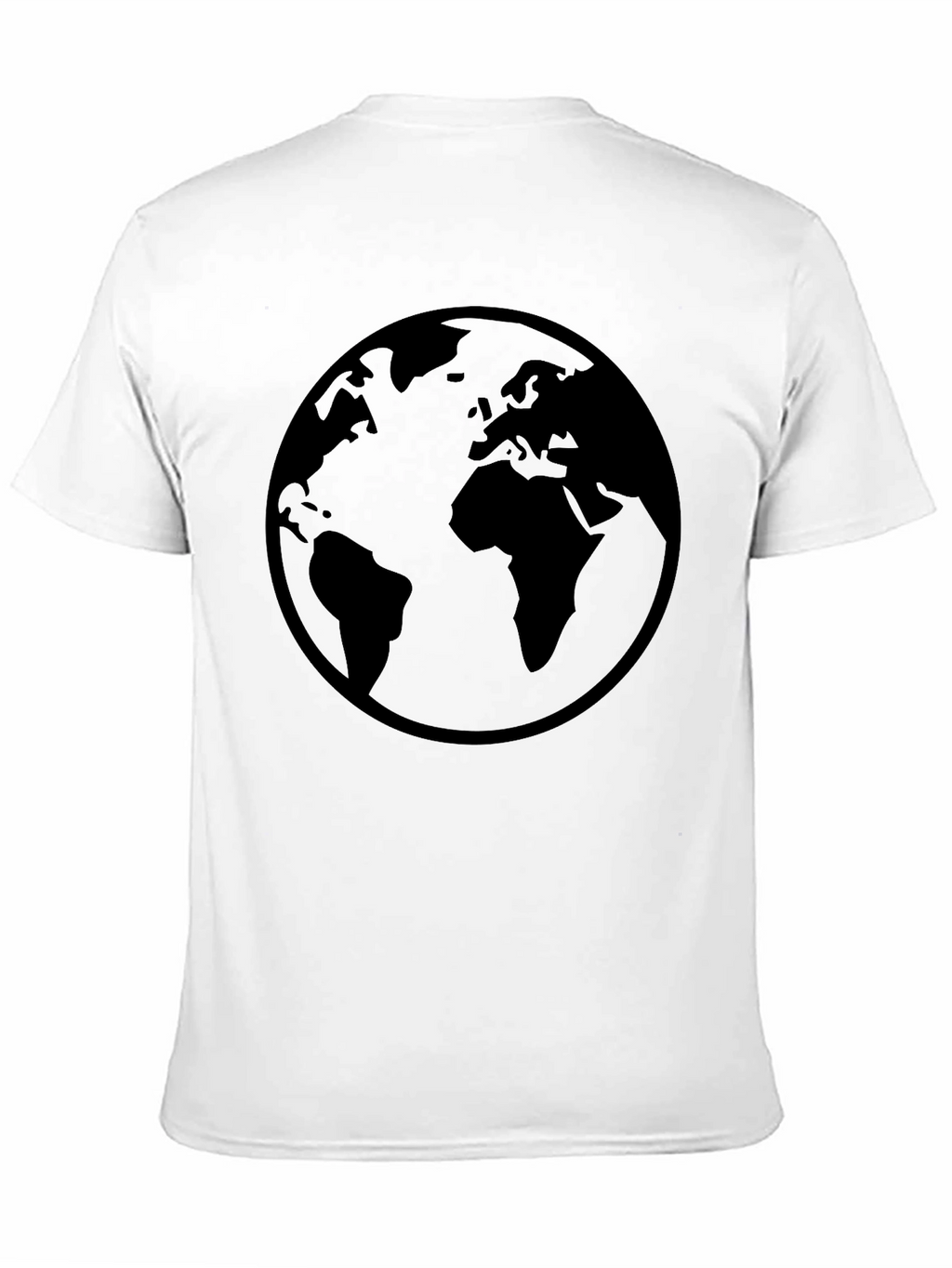 Globe Graphic Mens Black T-Shirt