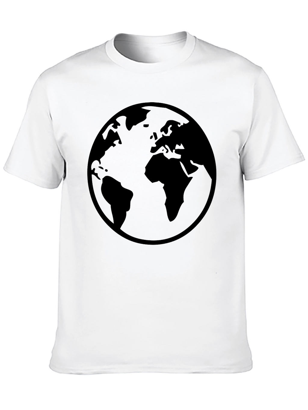 Globe Graphic Mens Black T-Shirt
