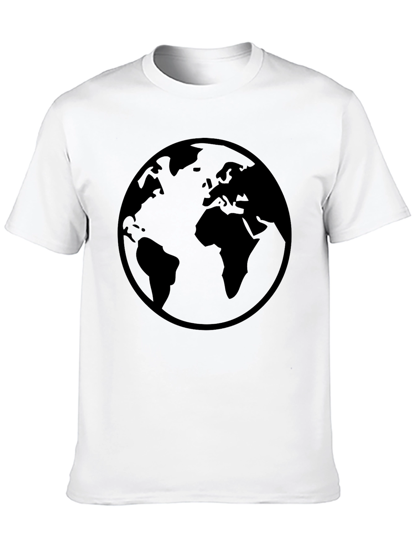 Globe Graphic Mens Black T-Shirt