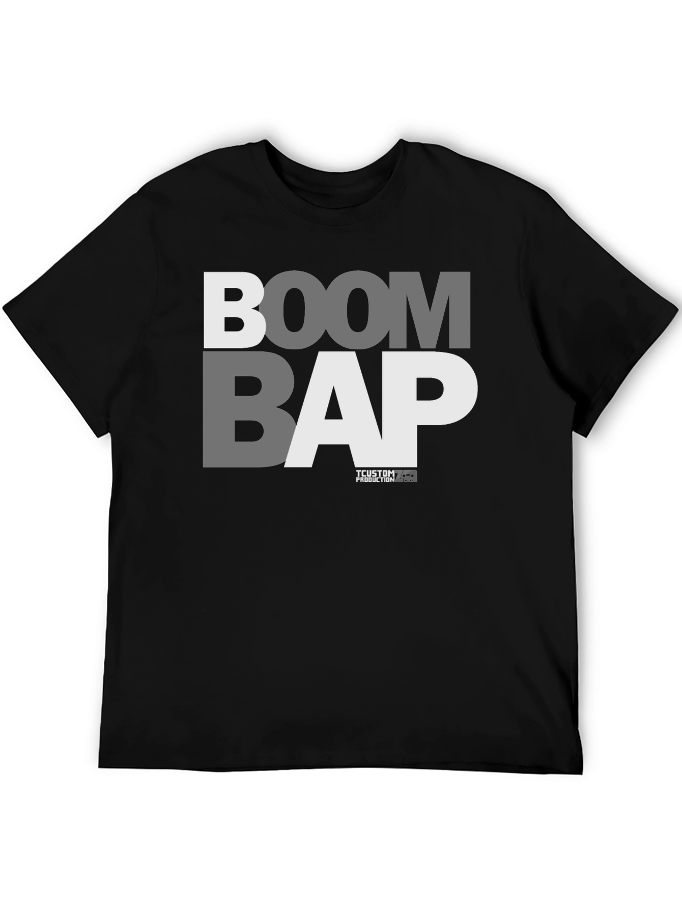 Boom Bap Graphic Tee - Black Hip Hop T-Shirt