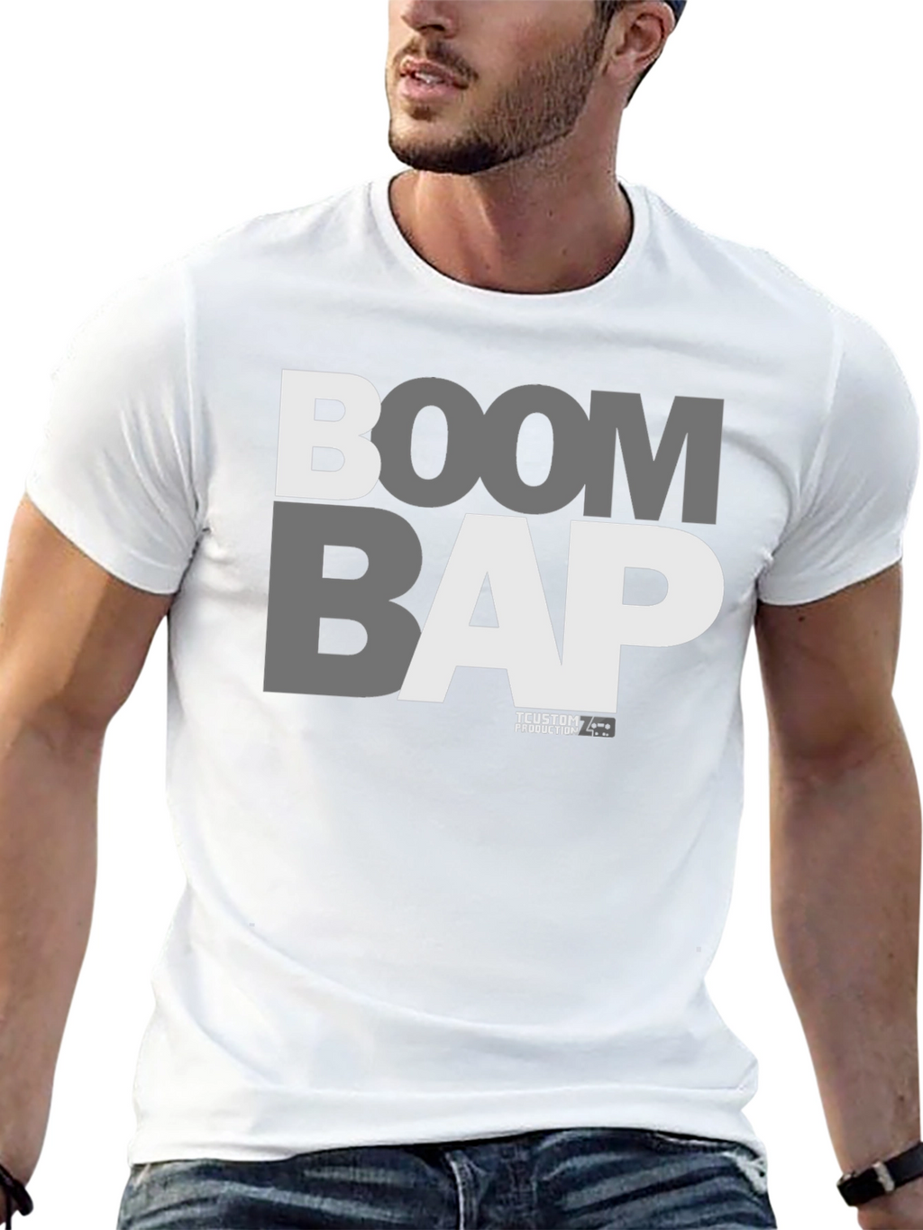 Boom Bap Graphic Tee - Black Hip Hop T-Shirt