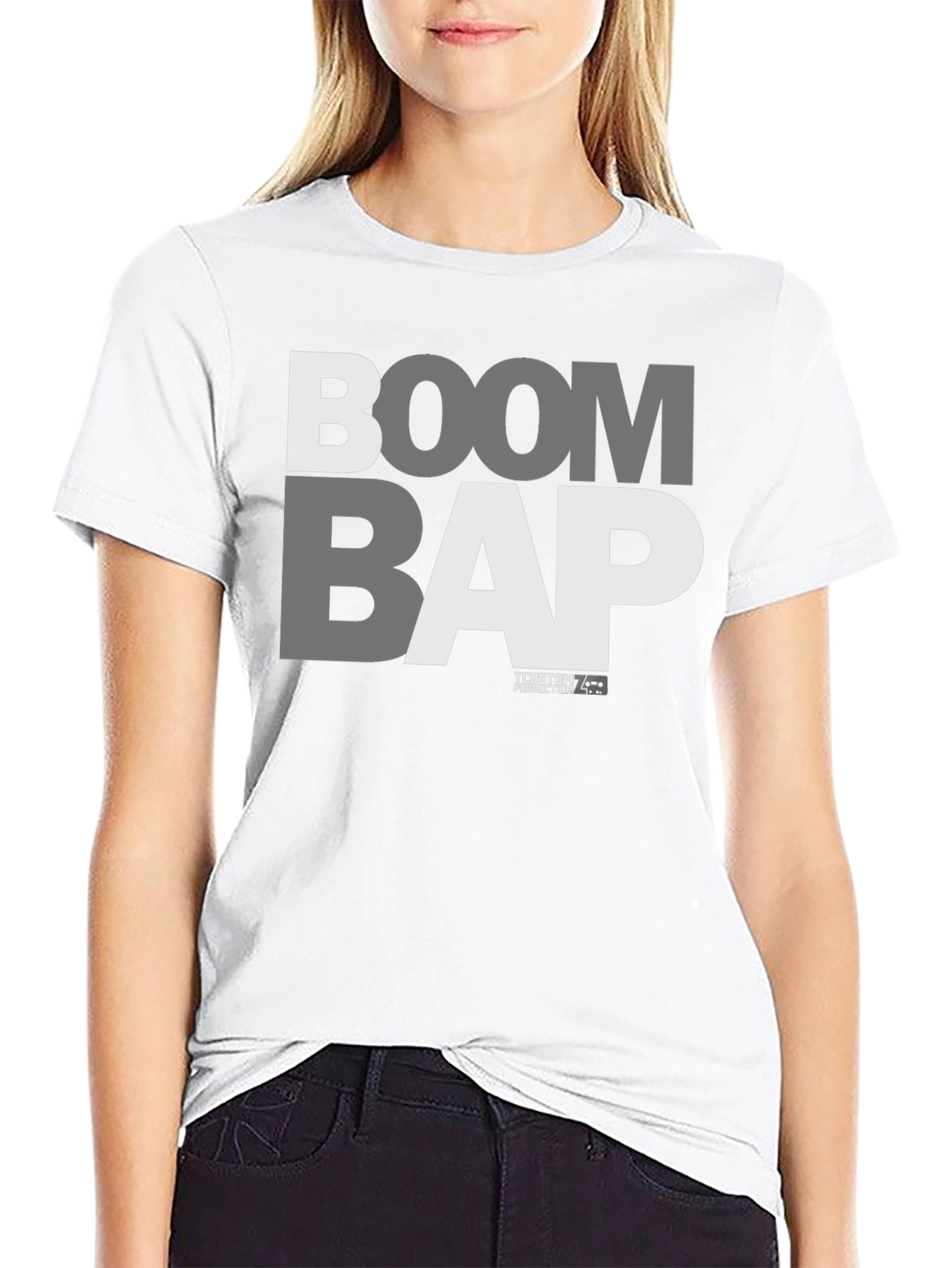 Boom Bap Graphic Tee - Black Hip Hop T-Shirt