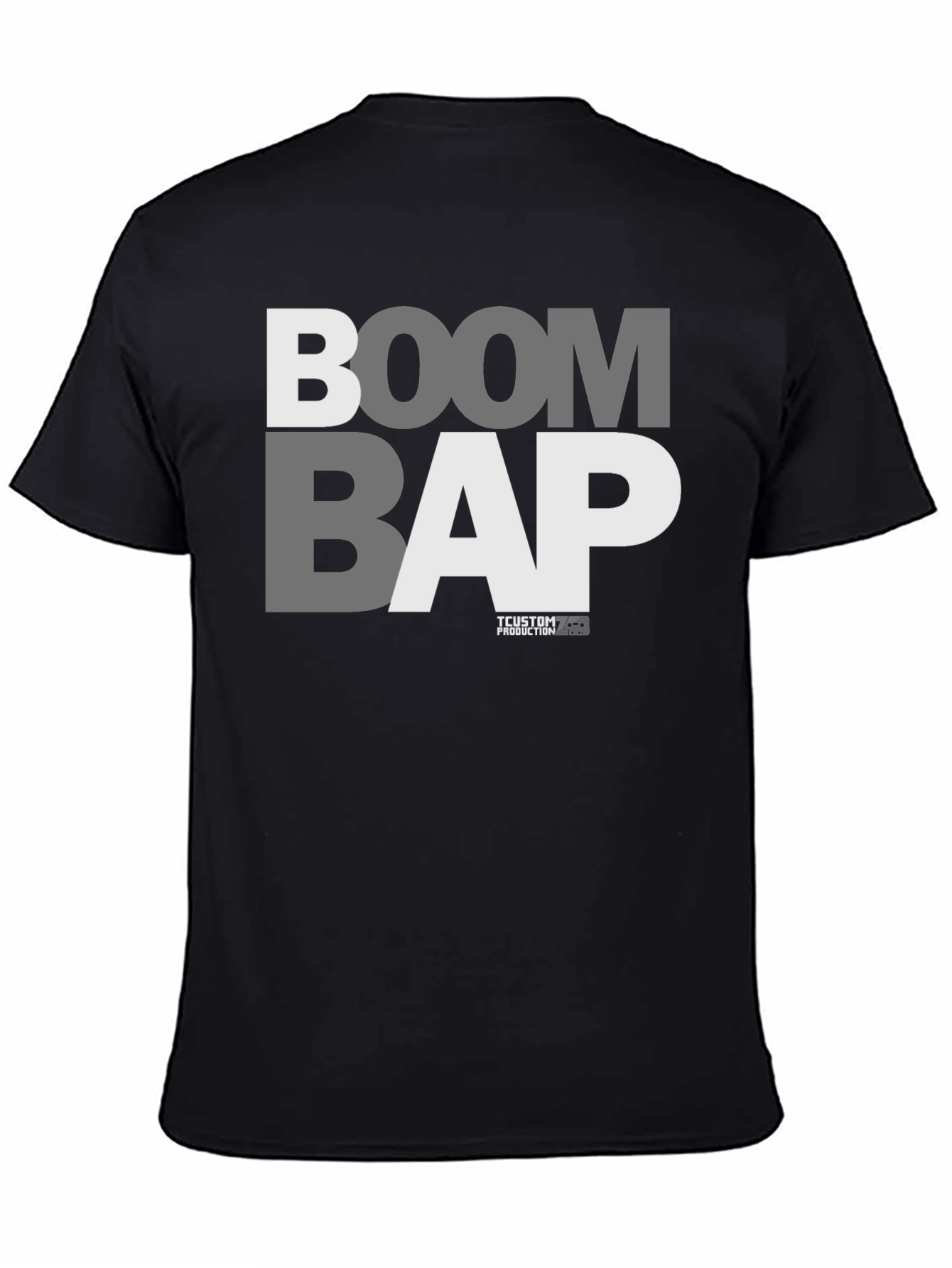 Boom Bap Graphic Tee - Black Hip Hop T-Shirt