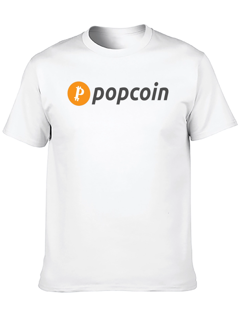 Popcoin Bitcoin Inspired Graphic T-Shirt
