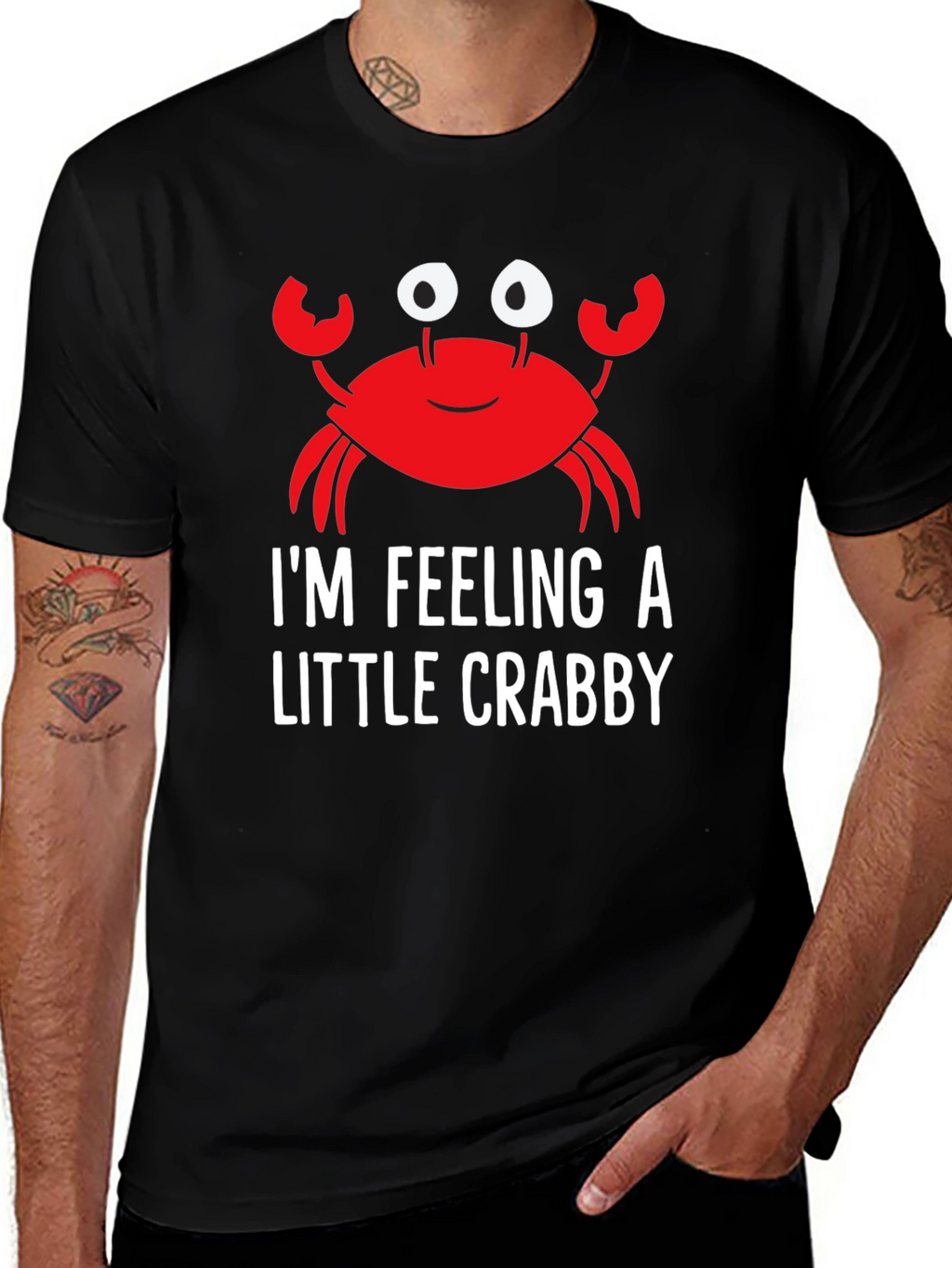 Crabby T-Shirt: Funny Crab Graphic Tee