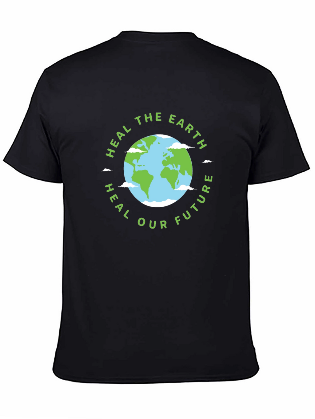 Eco-Friendly Heal the Earth Graphic T-Shirt