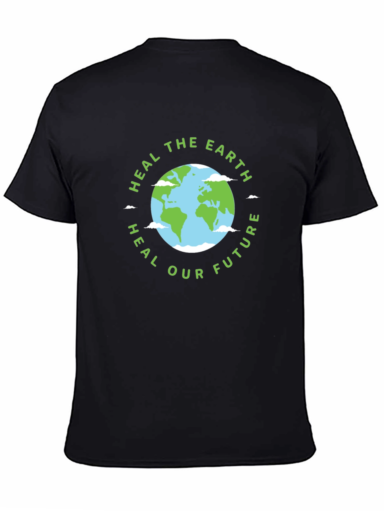 Eco-Friendly Heal the Earth Graphic T-Shirt