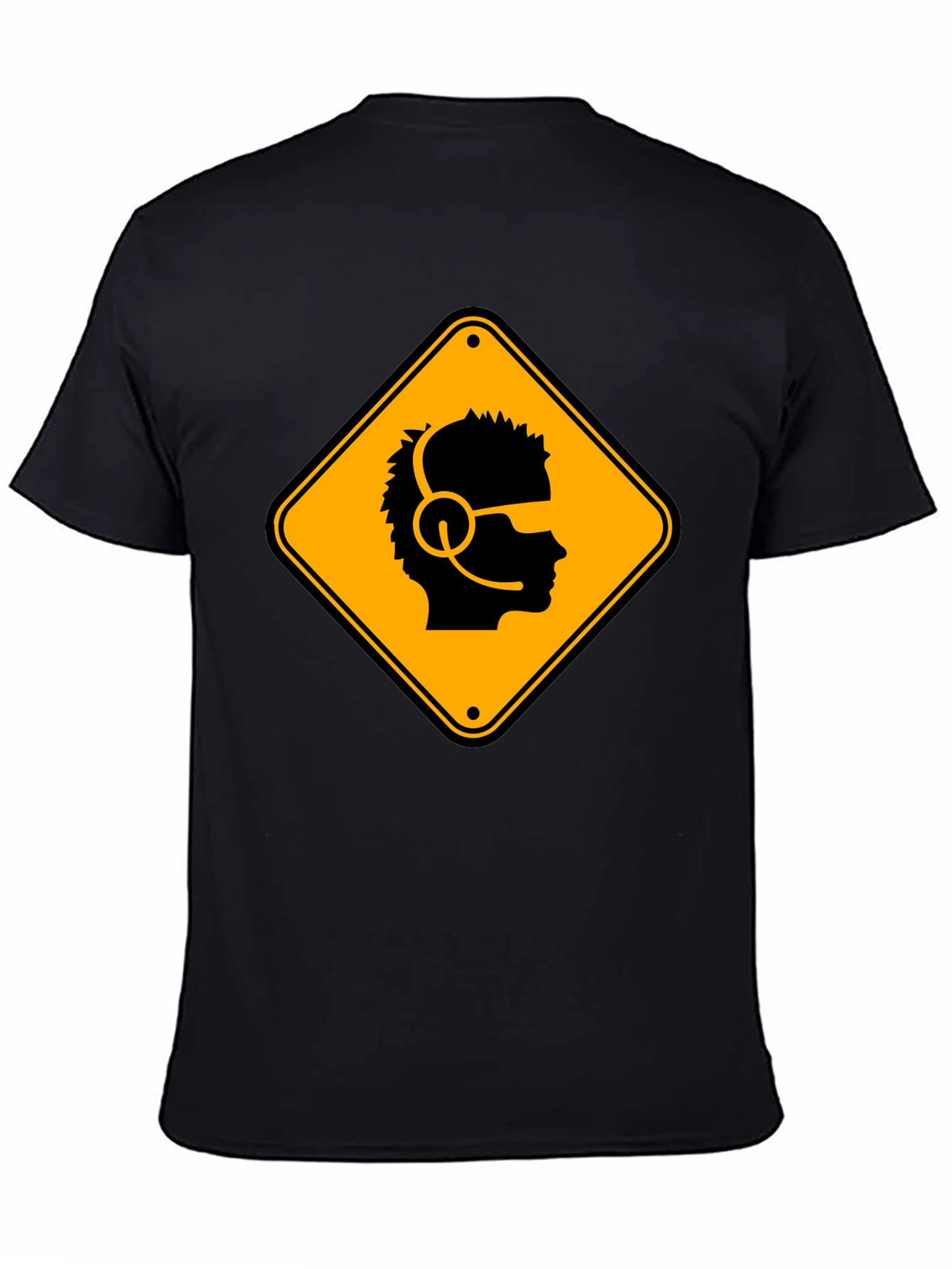 Gamer Hazard T-Shirt - Black Cotton Crew Neck Tee