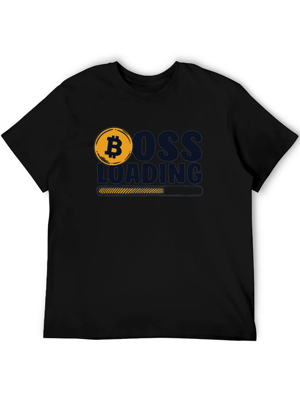 Bitcoin Boss Loading Black T-Shirt