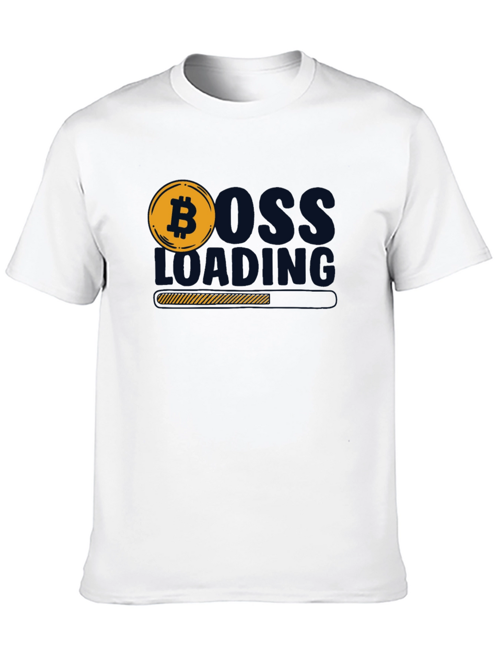 Bitcoin Boss Loading Black T-Shirt