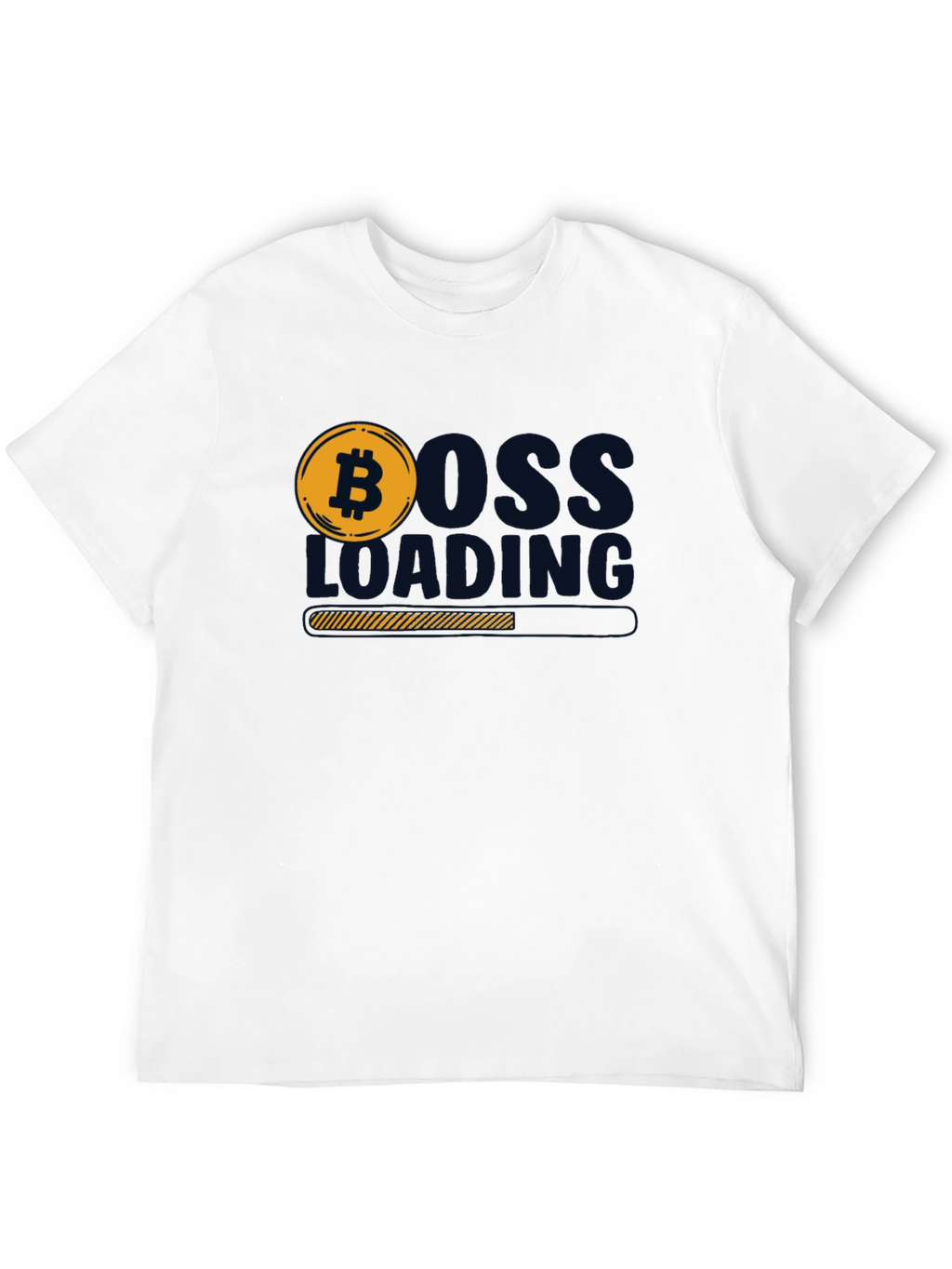 Bitcoin Boss Loading Black T-Shirt