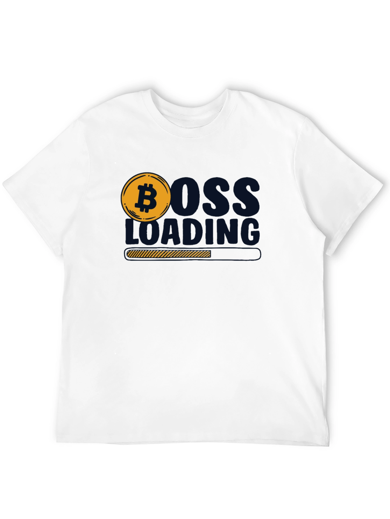 Bitcoin Boss Loading Black T-Shirt