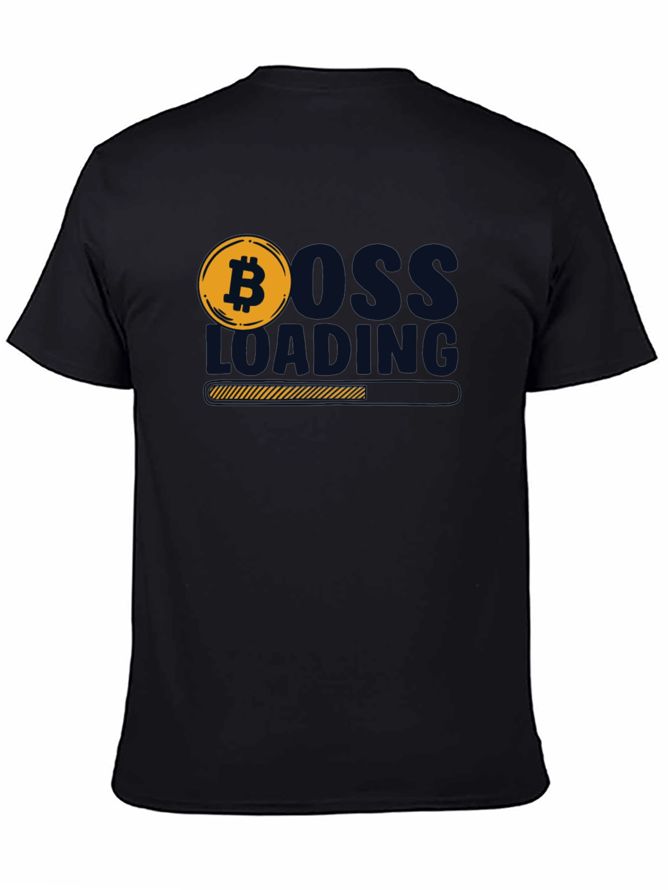 Bitcoin Boss Loading Black T-Shirt
