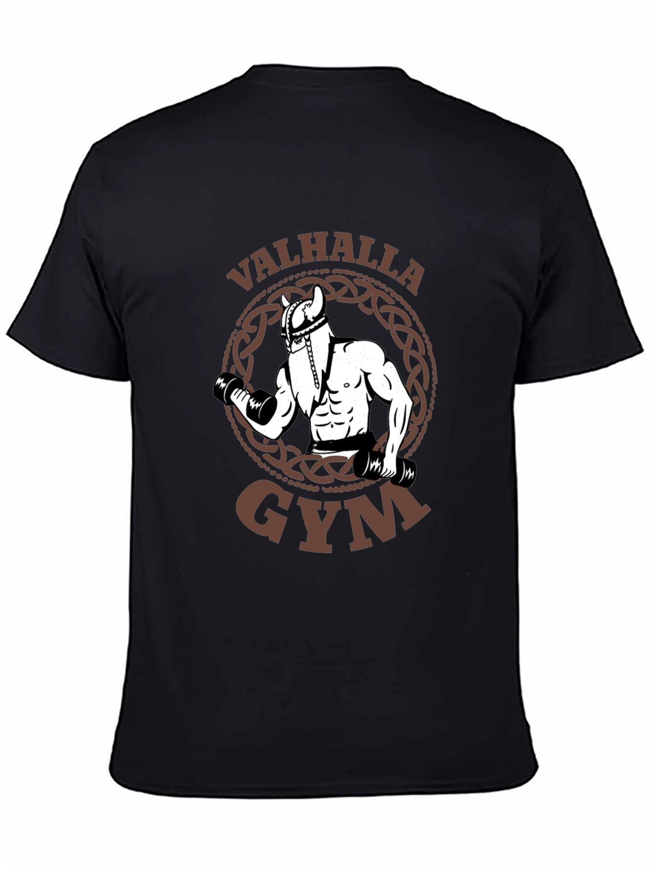 Valhalla Gym Viking Workout T-Shirt - Black