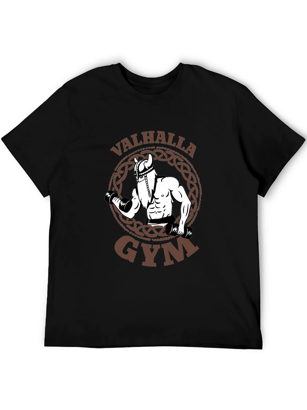 Valhalla Gym Viking Workout T-Shirt - Black