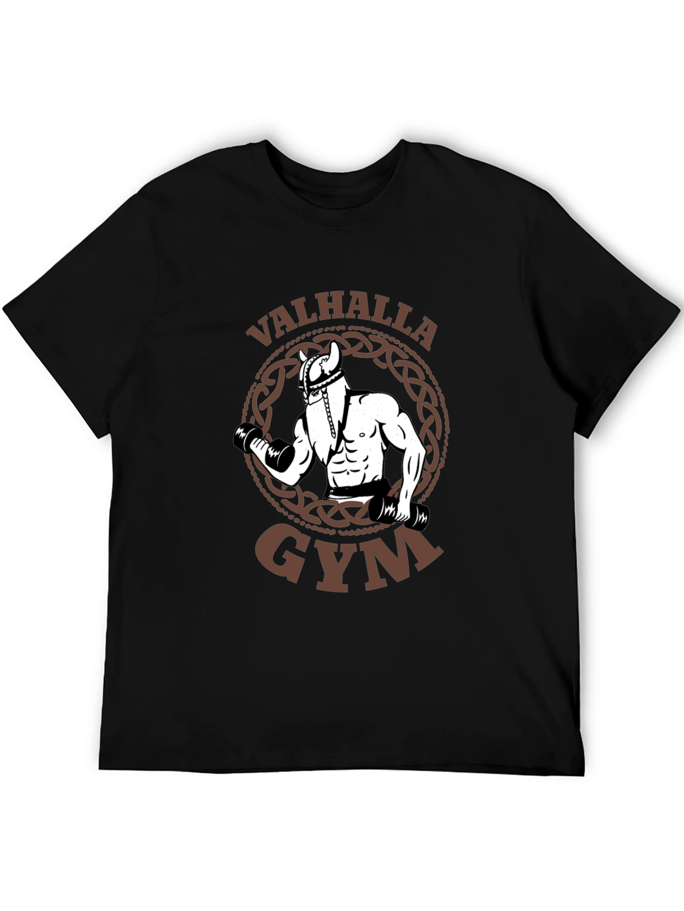 Valhalla Gym Viking Workout T-Shirt - Black