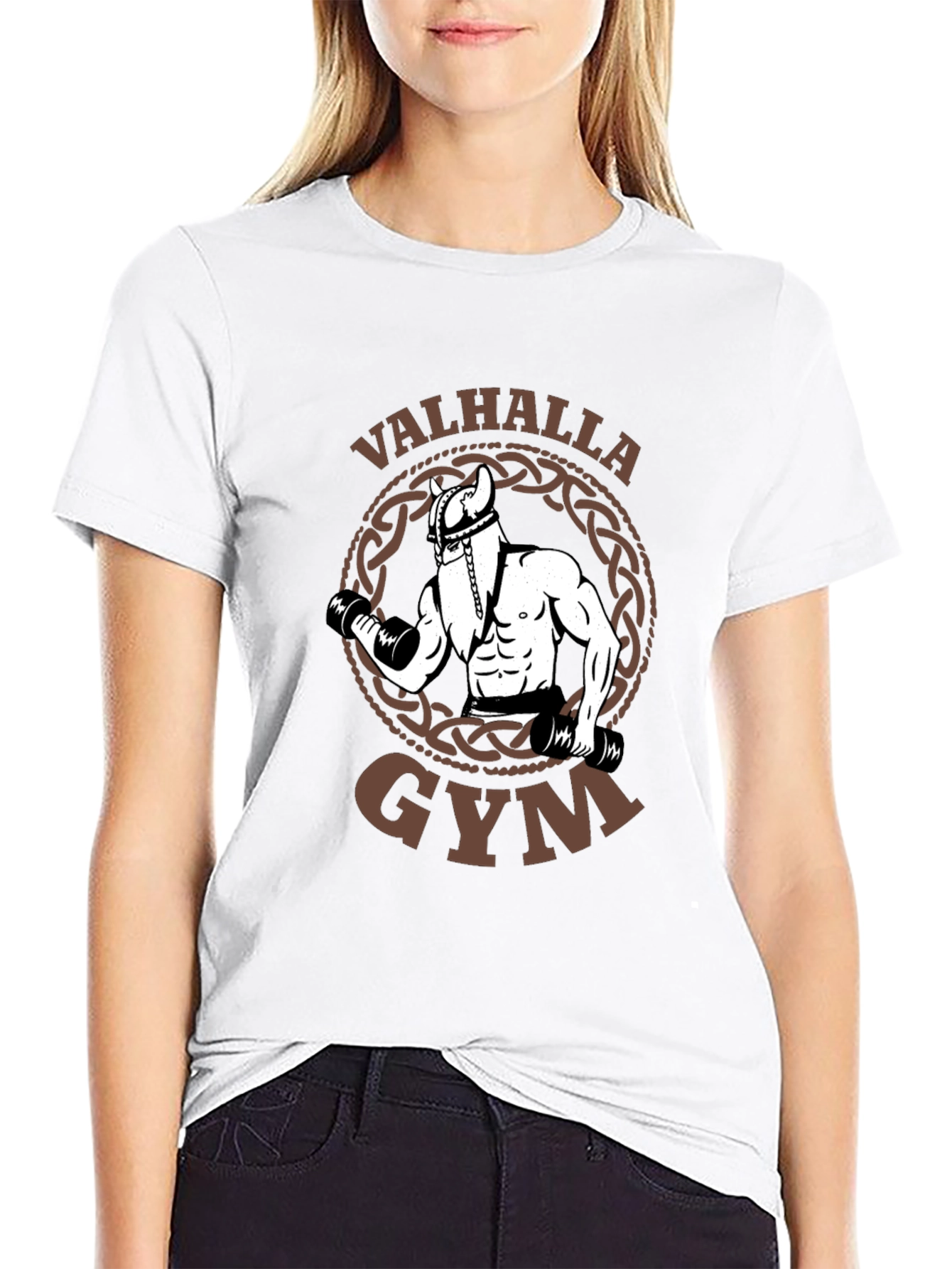 Valhalla Gym Viking Workout T-Shirt - Black