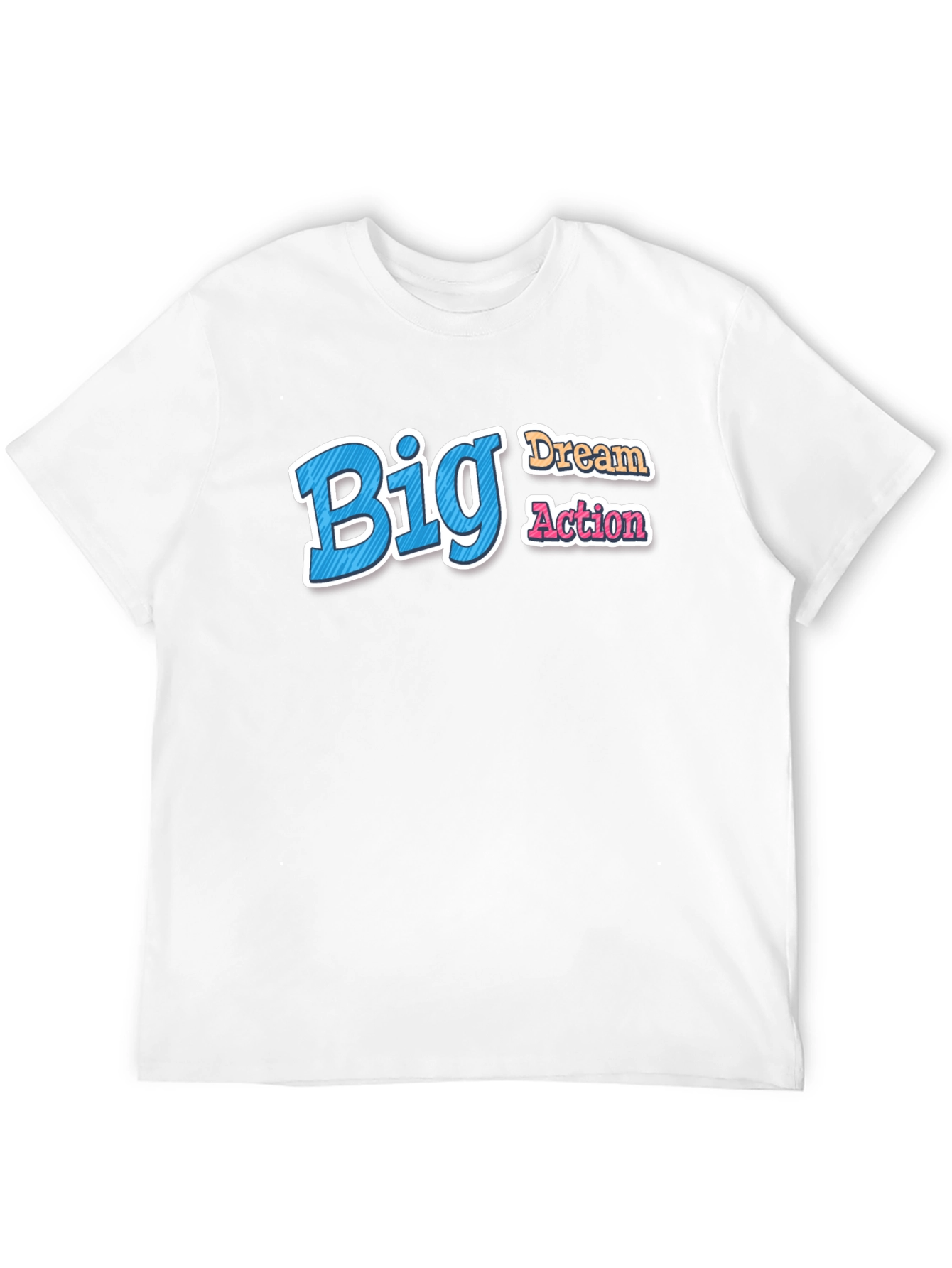 Big Dream Action Graphic Tee - Black