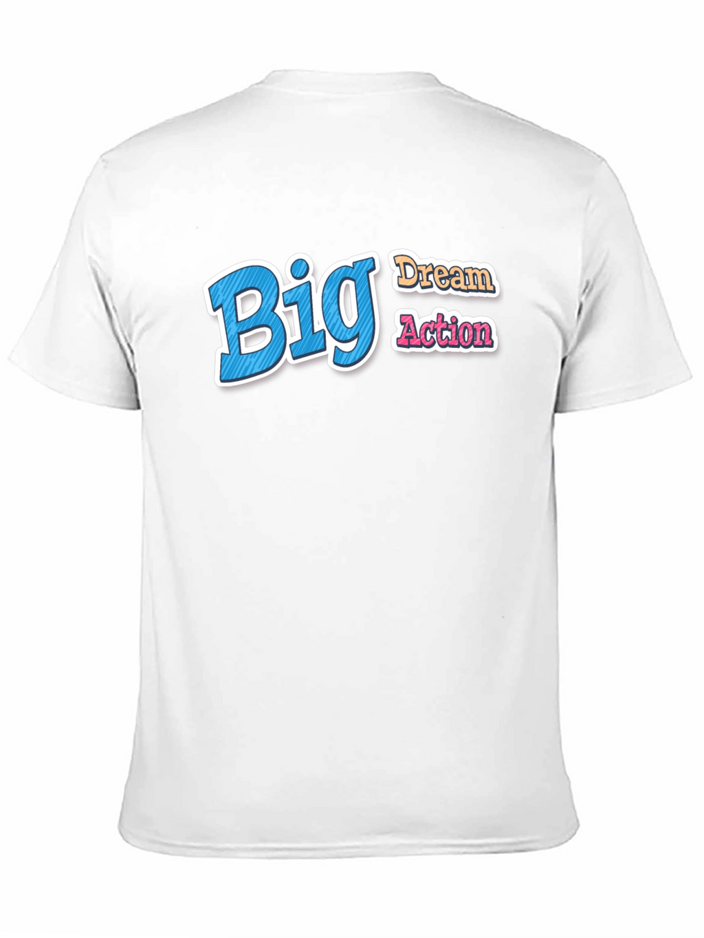 Big Dream Action Graphic Tee - Black