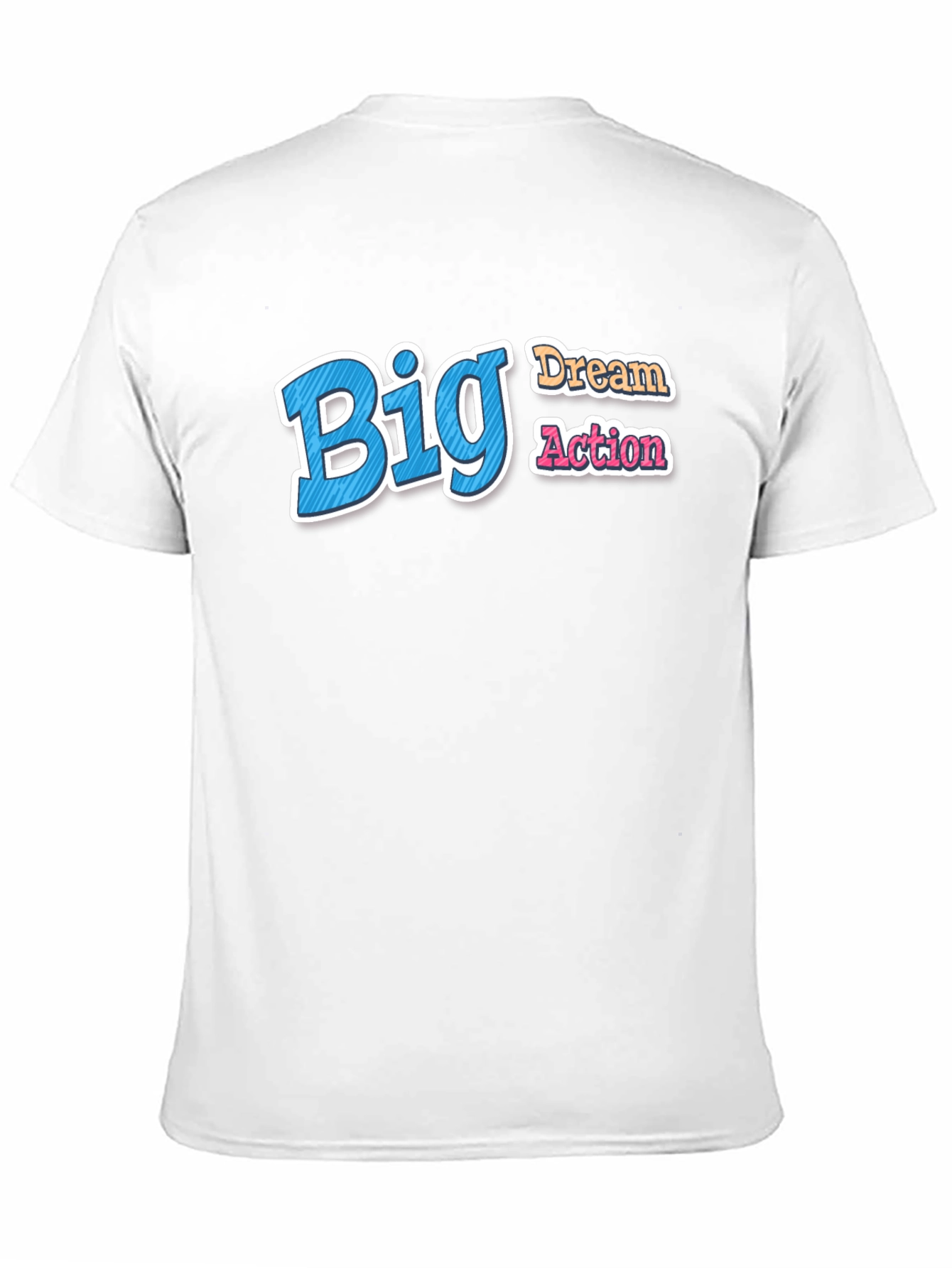 Big Dream Action Graphic Tee - Black