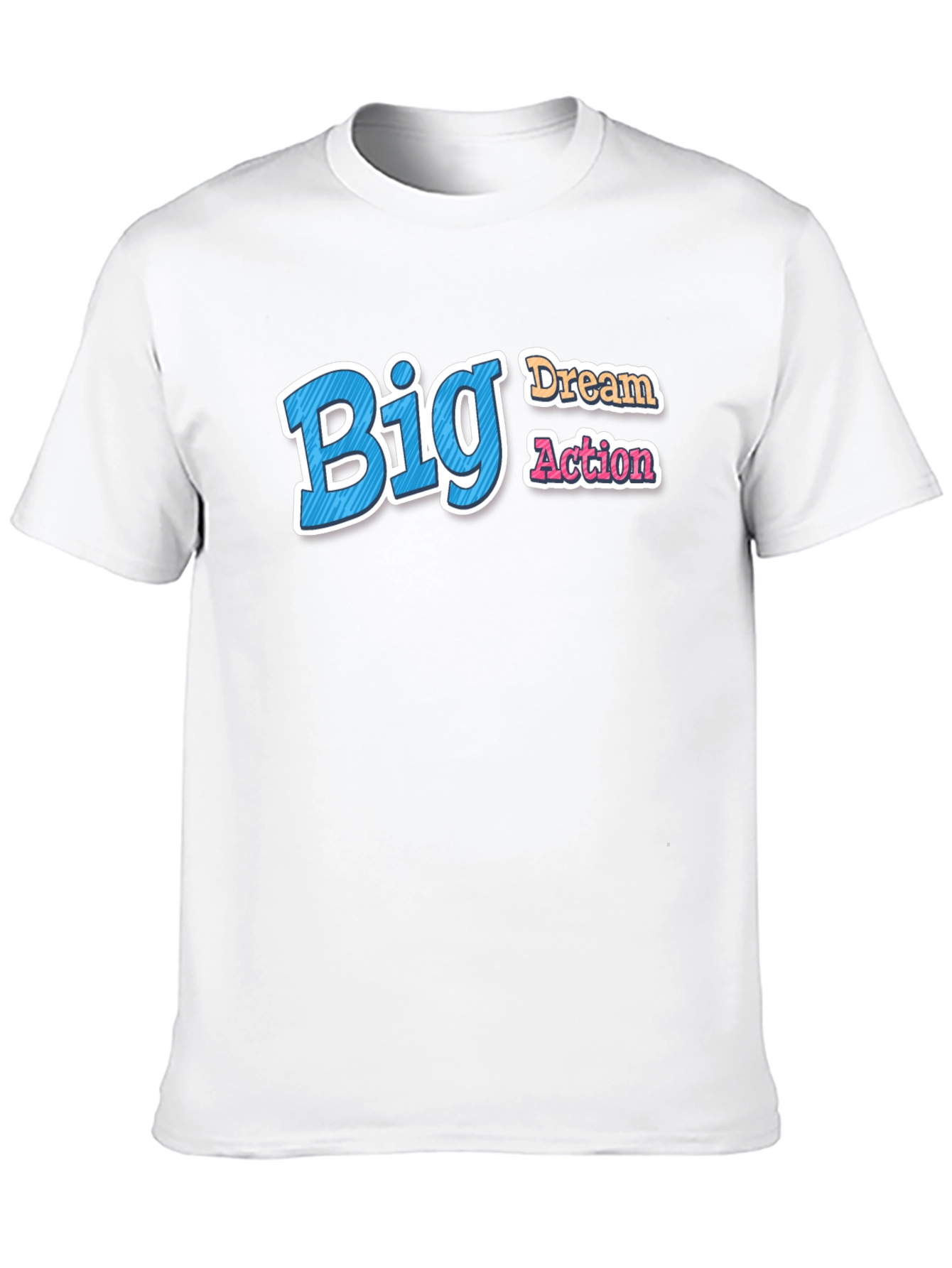 Big Dream Action Graphic Tee - Black